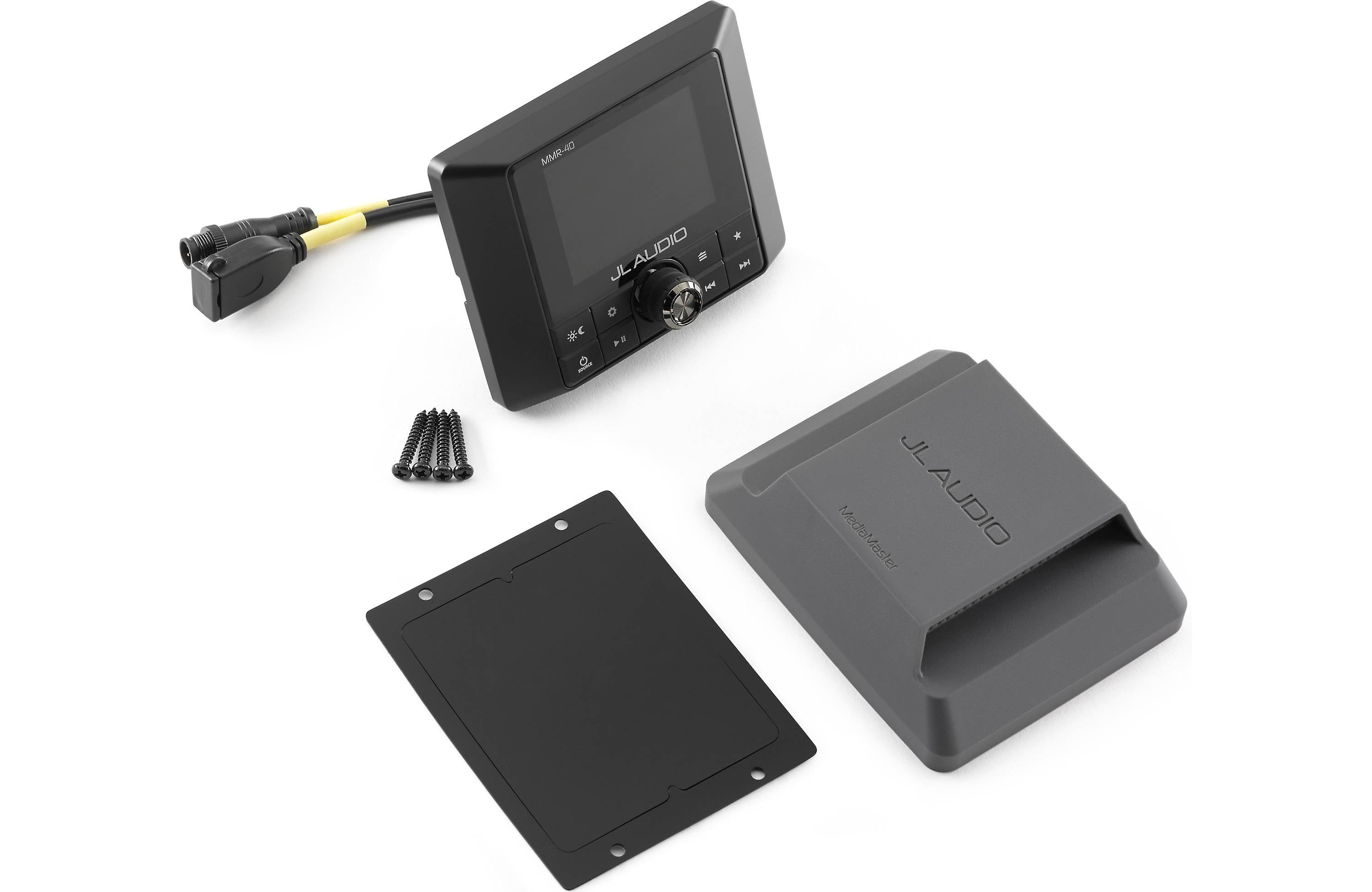 JL Audio MMR-40 Wired Full-Function NMEA 2000 Network Controller with Full-Color LCD Display for use with MediaMaster