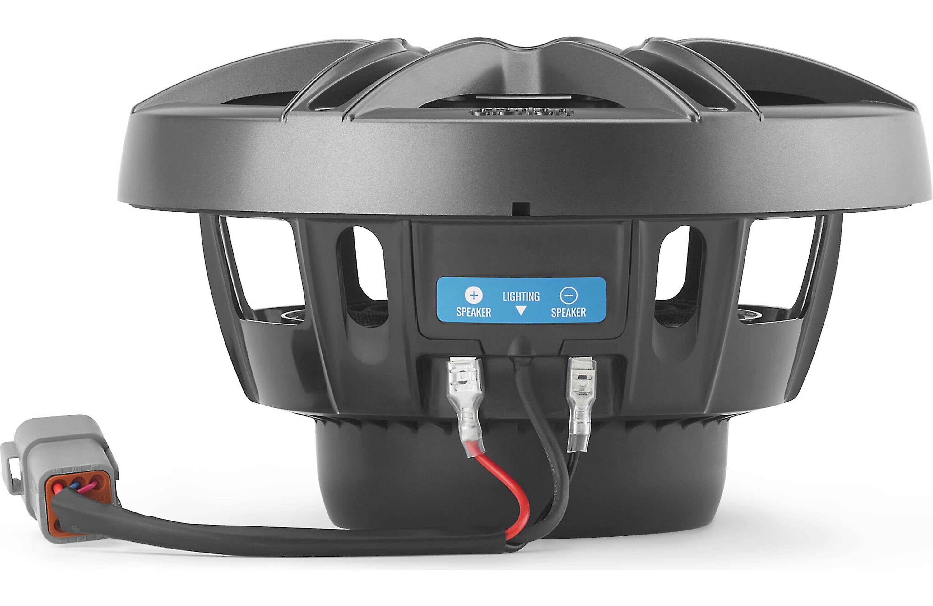 Clarion CMSP-771RGB-SWG 7.7 Inch Premium Marine Coaxial Speakers Pair w/ Sport Grilles & LEDs