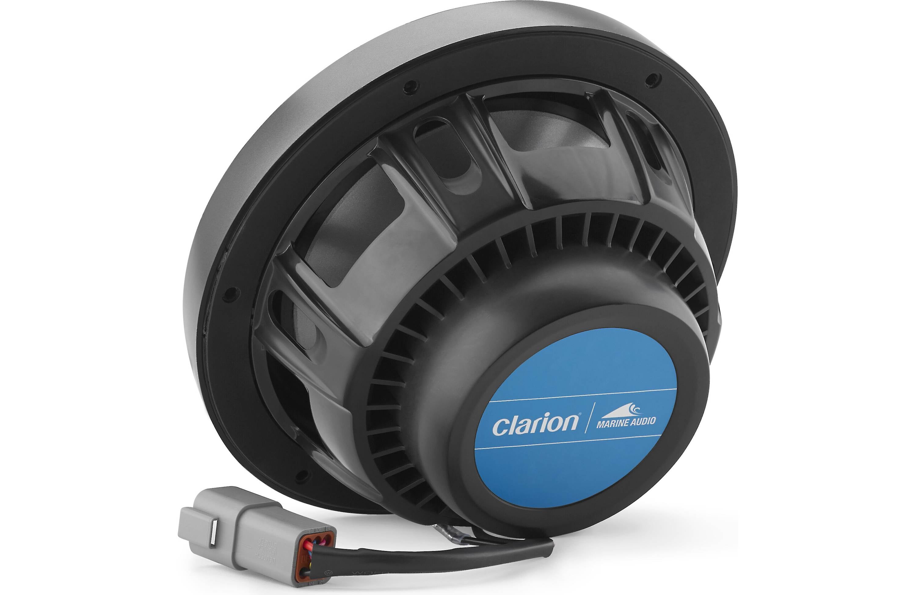 Clarion CMSP-771RGB-SWG 7.7 Inch Premium Marine Coaxial Speakers Pair w/ Sport Grilles & LEDs