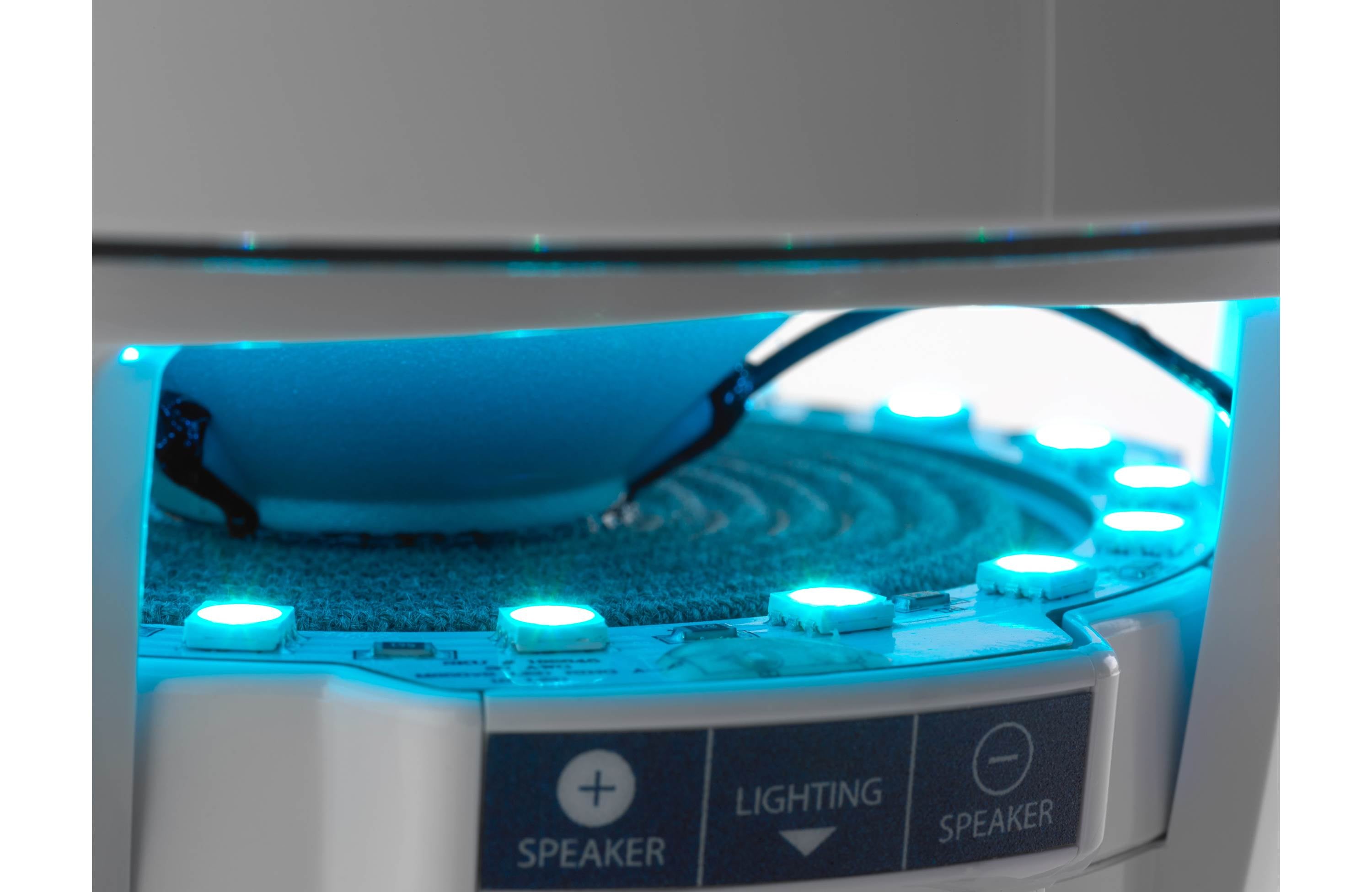 JL Audio M6-650X-C-GWGW-I 6.5" Marine Coaxial Speakers LED Lighting, Gloss White Trim & Classic Grille