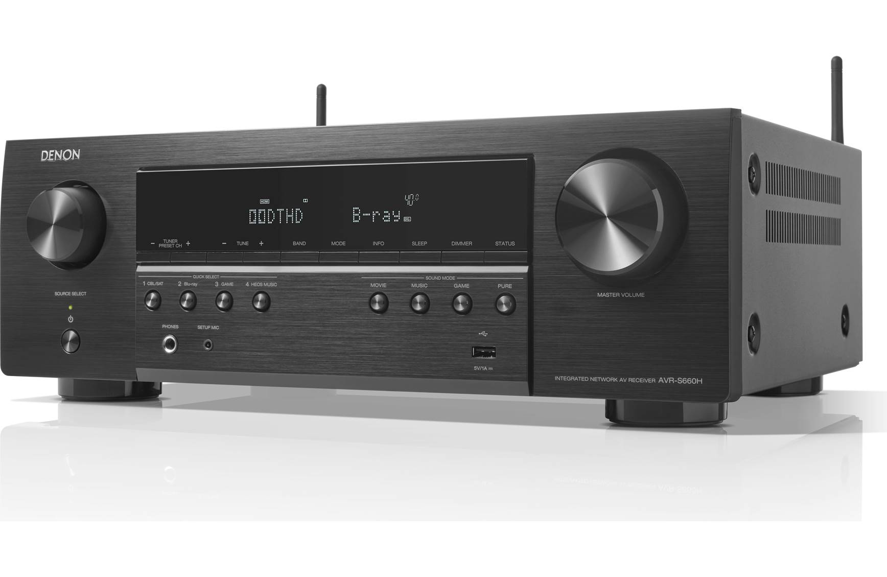 Denon AVR-S660H NEW 5-Channel Home Theater Receiver Denon AVR-S660H NEW 5-Channel Home Theater Receiver
