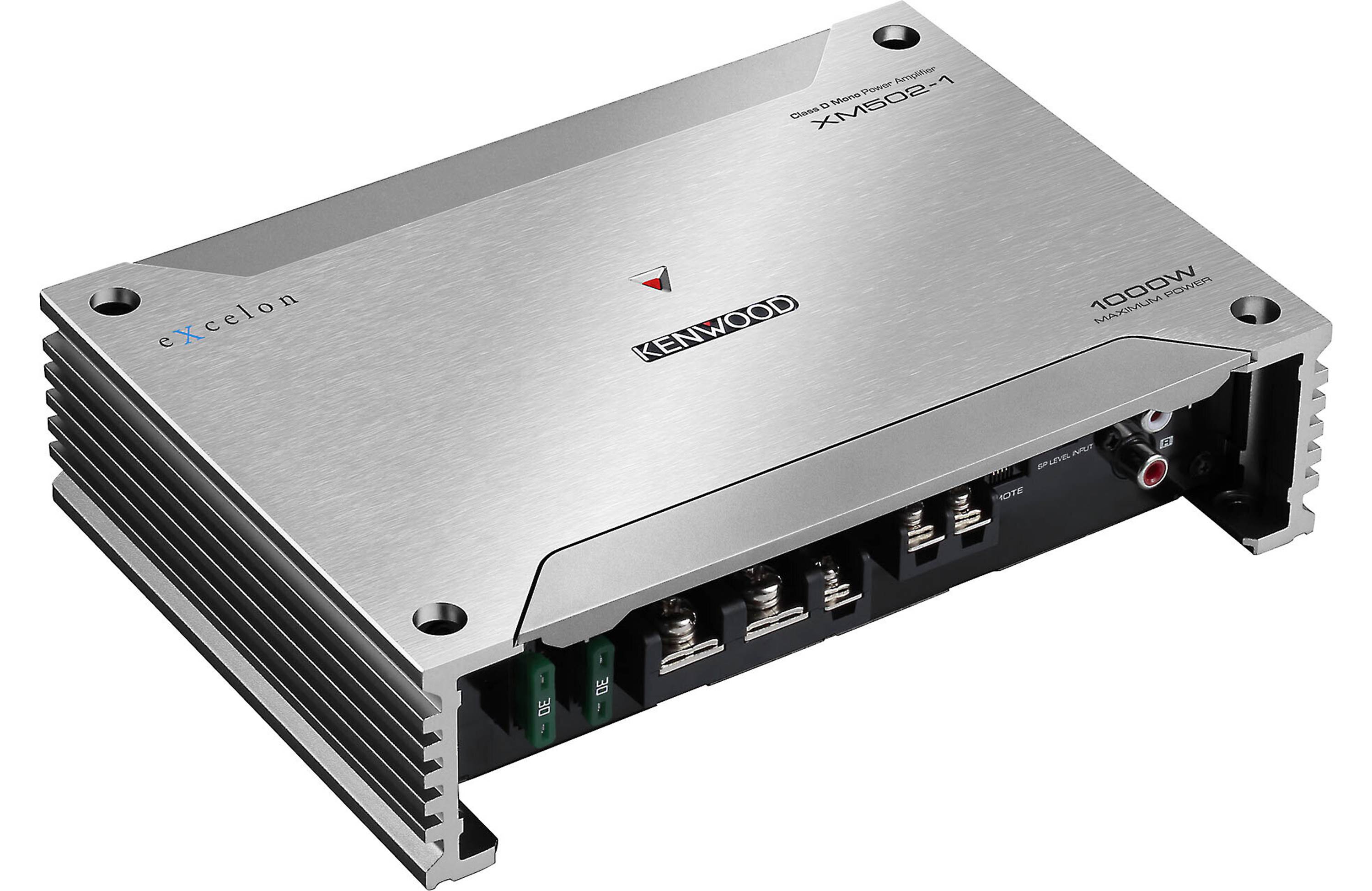 Kenwood Excelon XM502-1 Mono Subwoofer Class D Marine Amplifier