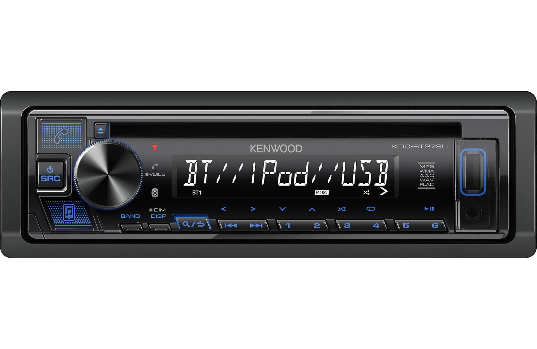 Kenwood KDC-BT278U CD 1-Din Digital Receiver