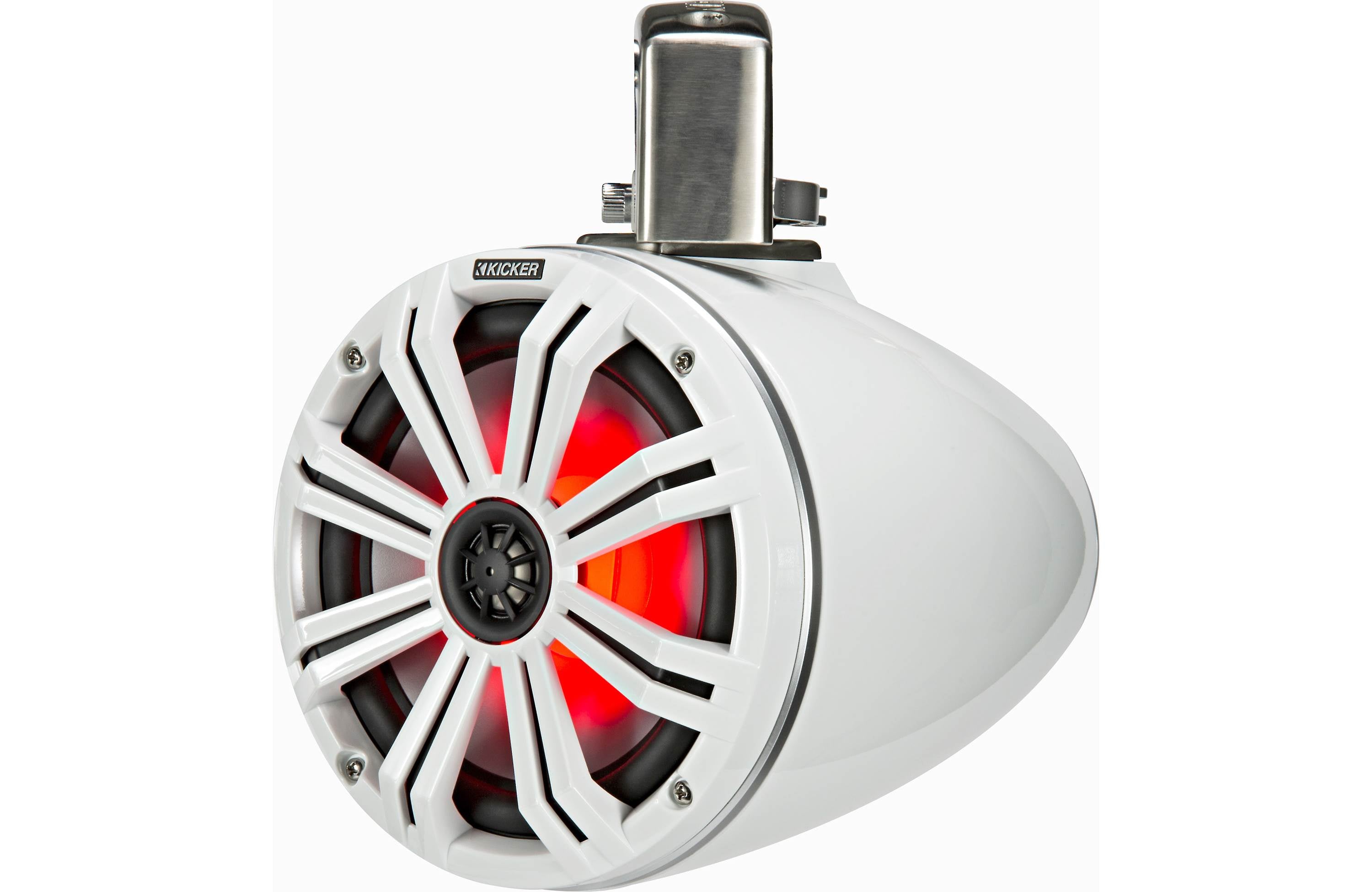 Kicker 45KMTC8W x1 Pair Speaker + 45KM654L x2 Pairs Speaker + 48KMA6006 Marine Amplifier + FREE 41KMLC LED Remote