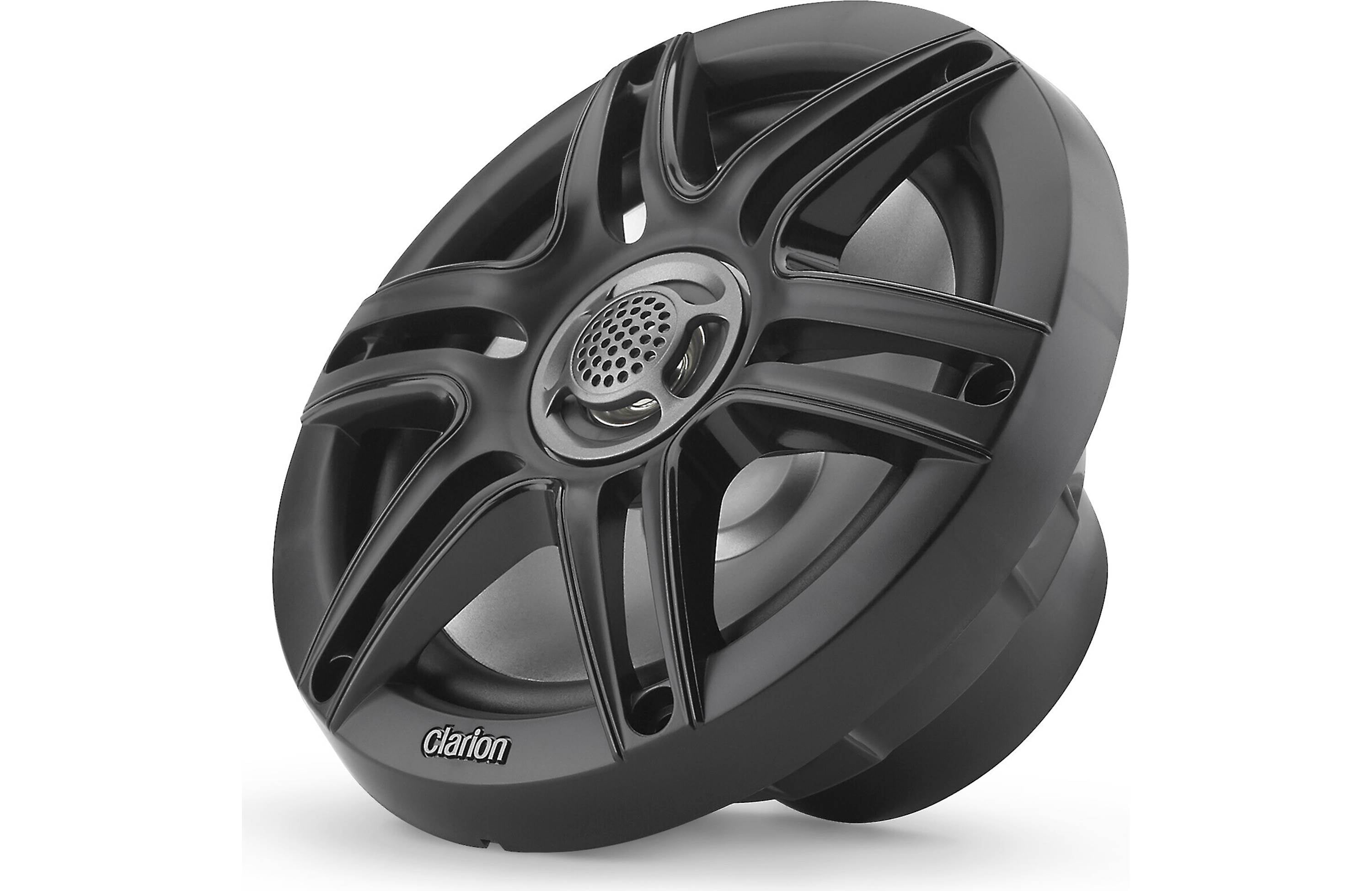 Clarion CMS-651-SWB 6.5 Inch Marine Coaxial Speakers Pair with Sport Grilles