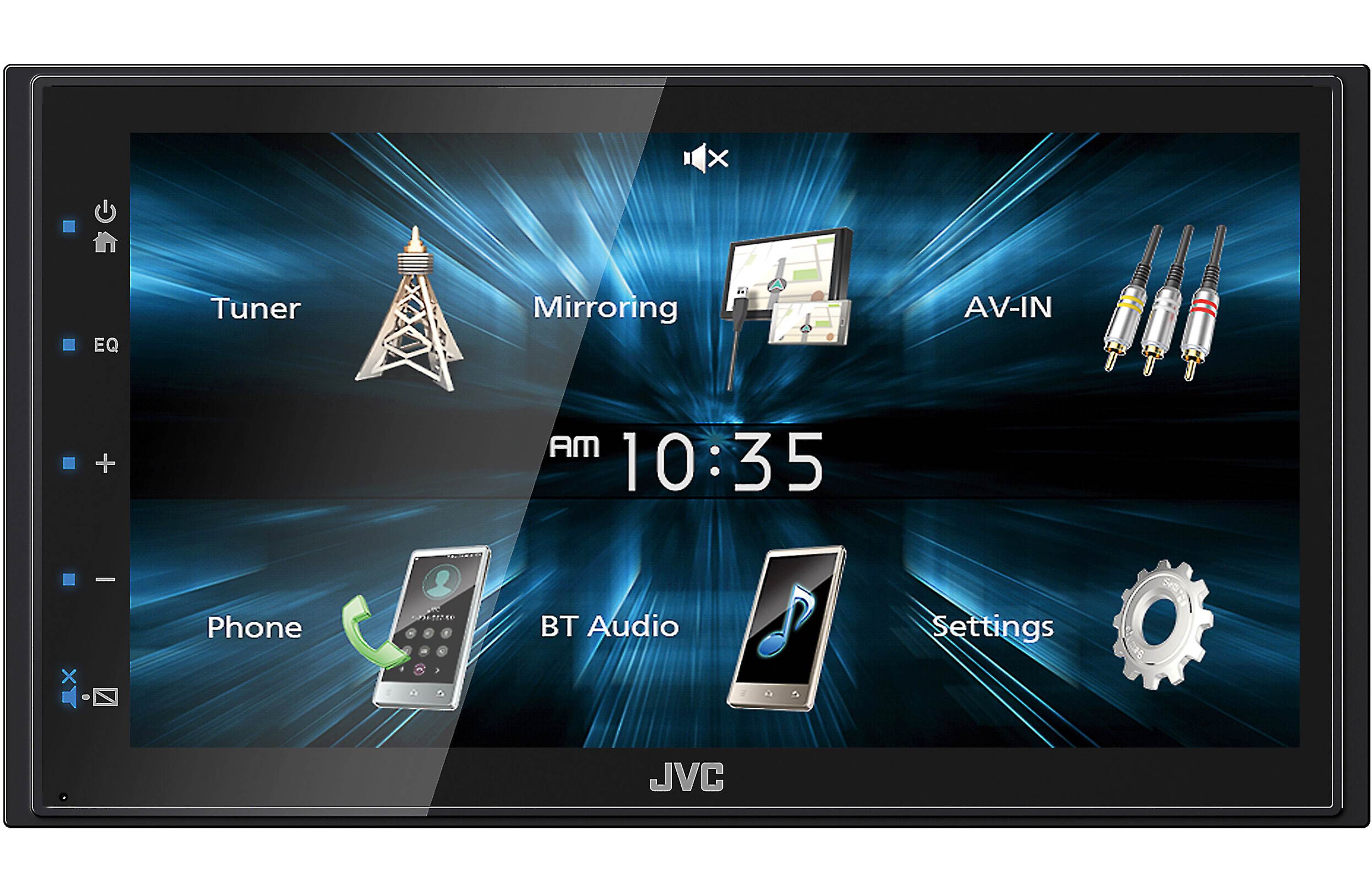 JVC KW-M150BT 6.8" Bluetooth USB Mirroring Digital Receiver