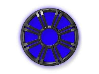 Kicker 45KMG10C 10" Grille For Kicker KM10 and KMF10 Subwoofers 2/Built-In LEDs - Charcoal - Freeman's Car Stereo