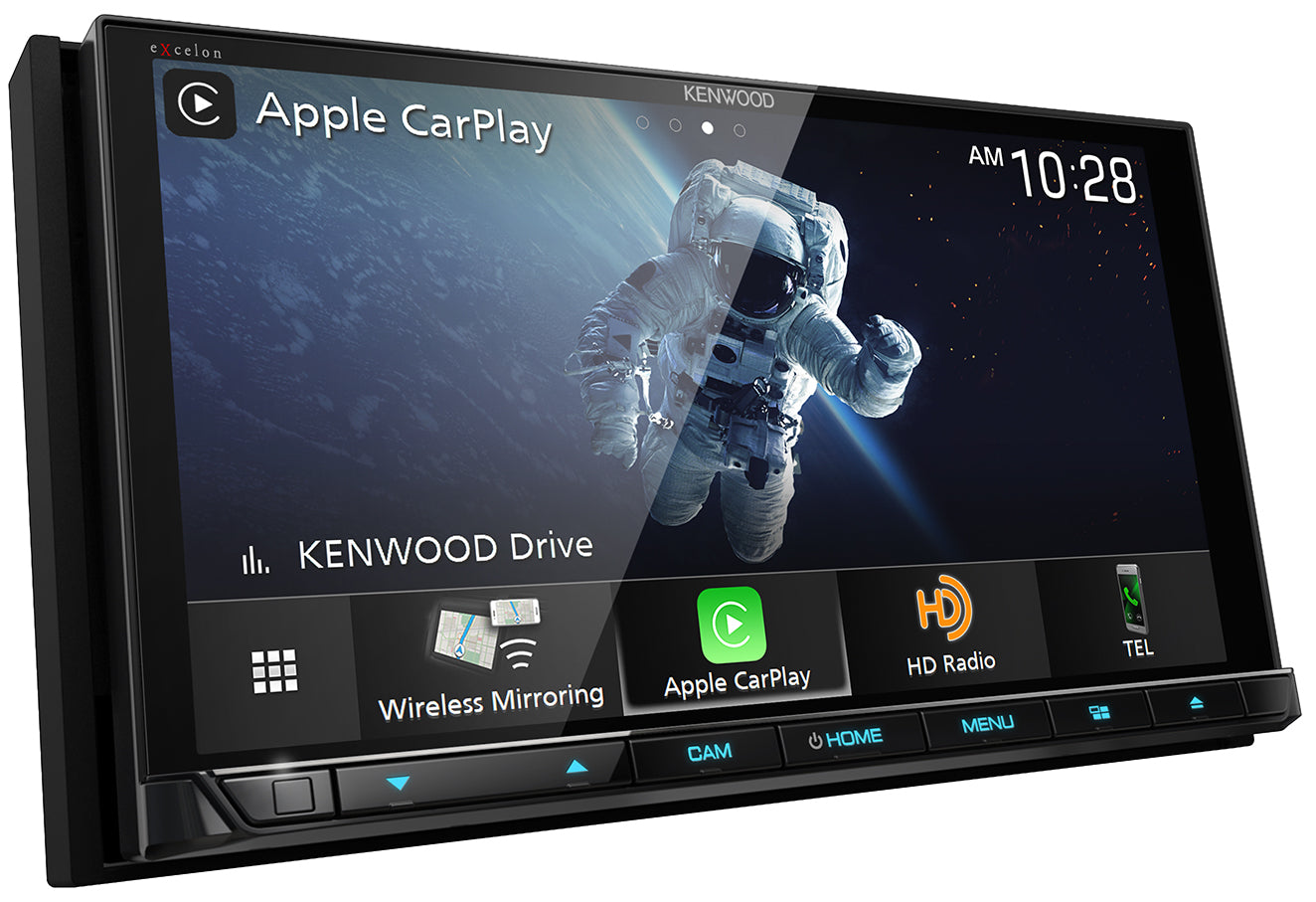 Kenwood Excelon DDX9907XR 6.8" Wireless Apple CarPlay Ready & Wireless Android Auto DVD Receiver - Freeman's Car Stereo