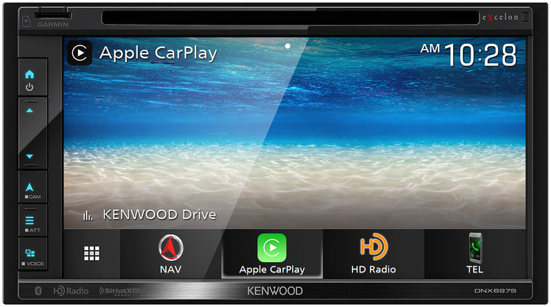 Kenwood Excelon DNX697S - 6.8" WVGA Navigation/DVD Receiver with Apple CarPlay & Android Auto Ready - Freeman's Car Stereo