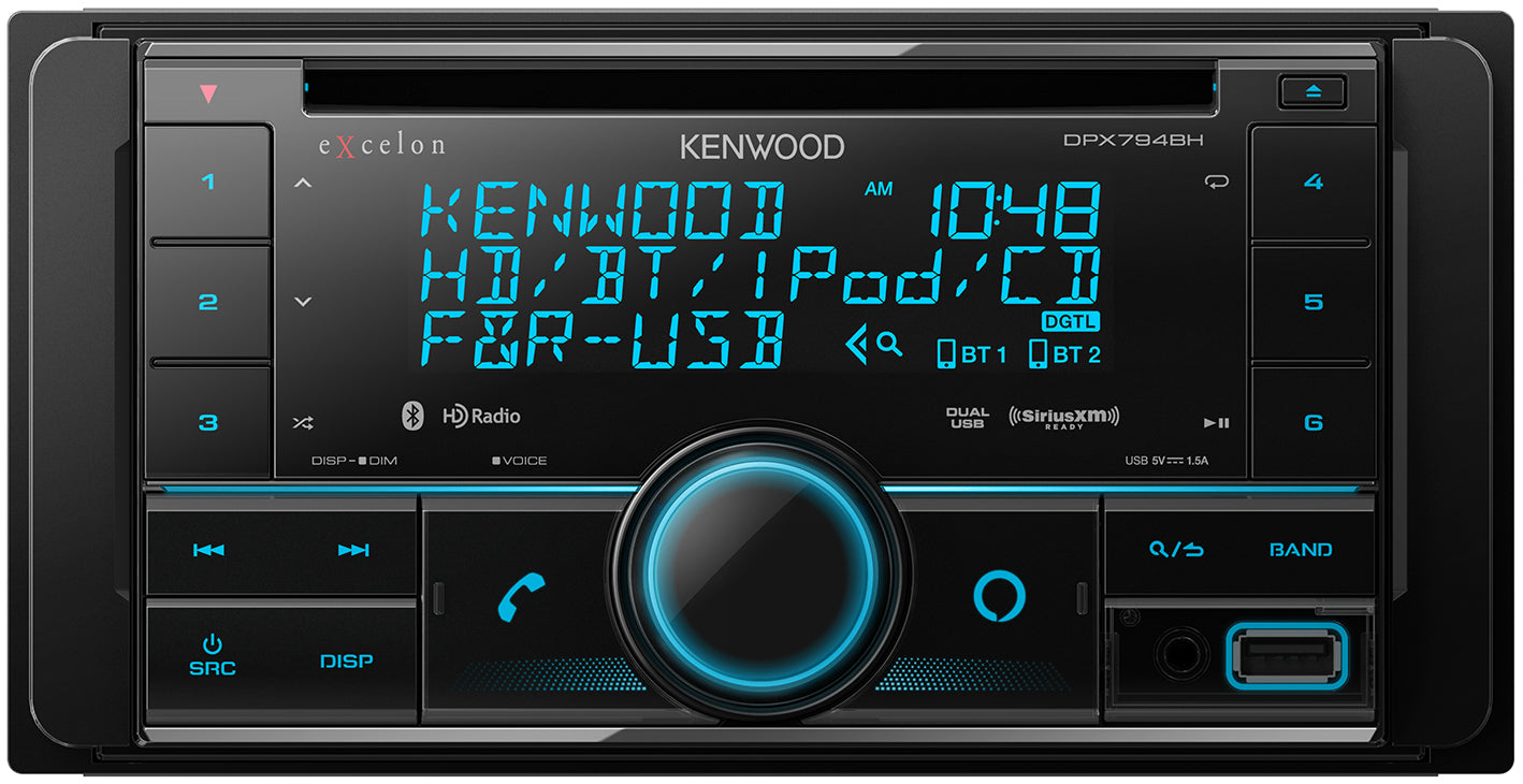 Kenwood DPX794BH CD Receiver with Bluetooth, HD Radio, Alexa Built-in - Freeman's Car Stereo