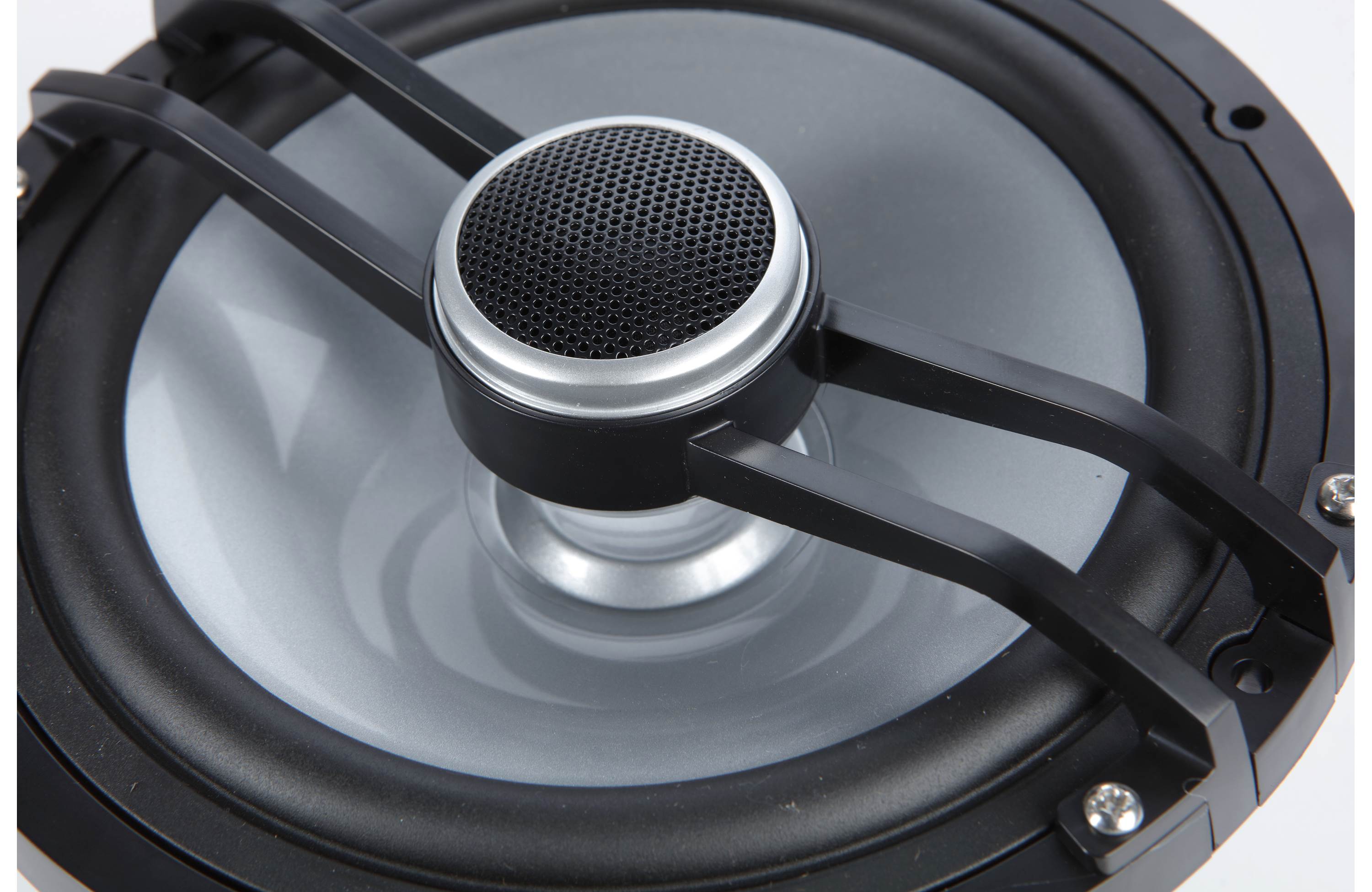 Clarion CMSP-771RGB-SWG 7.7 Inch Premium Marine Coaxial Speakers Pair w/ Sport Grilles & LEDs
