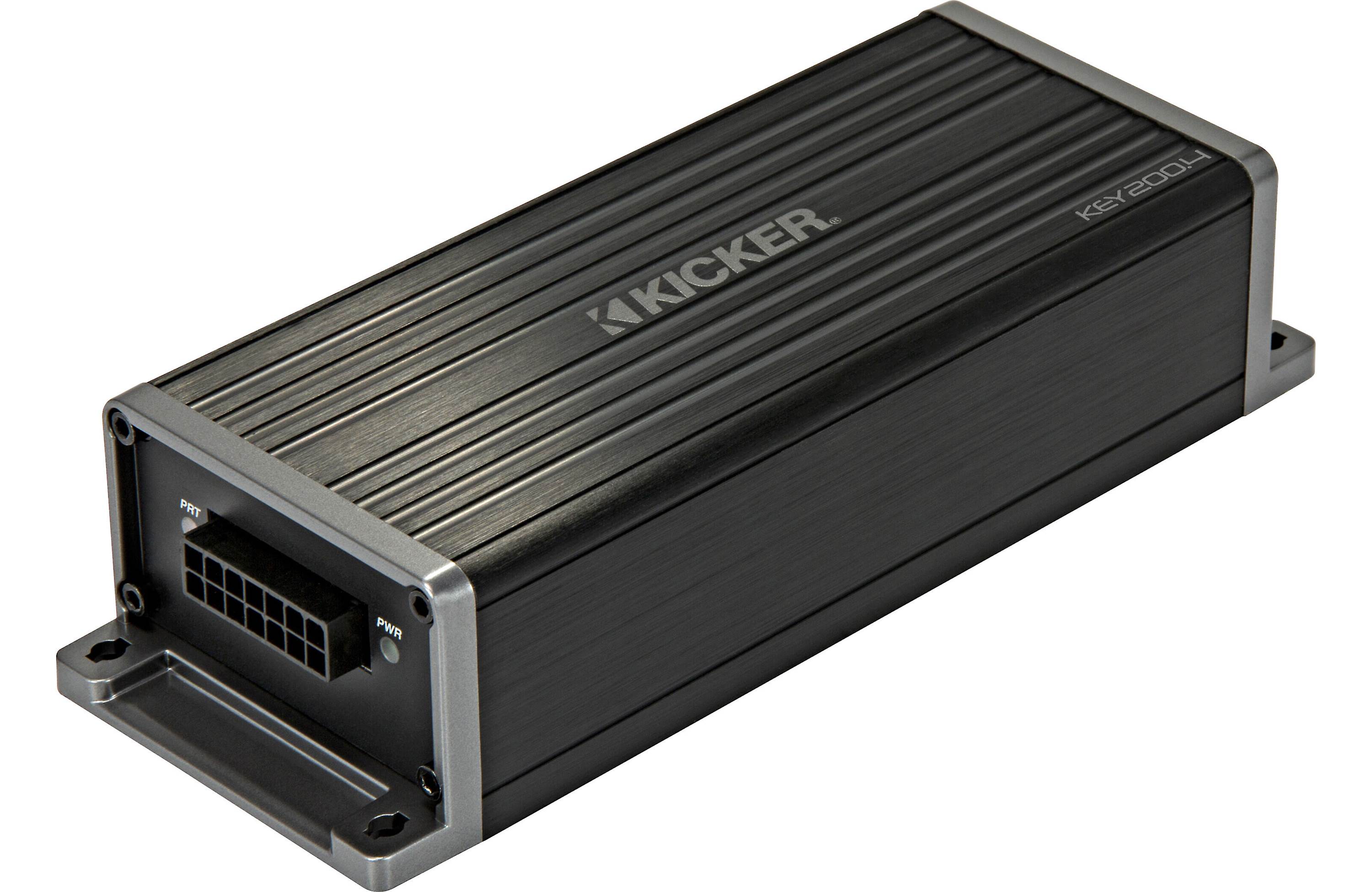 Kicker 47KEY200.4 4x50 watt 4-Channel Full-Range Smart Amplifier