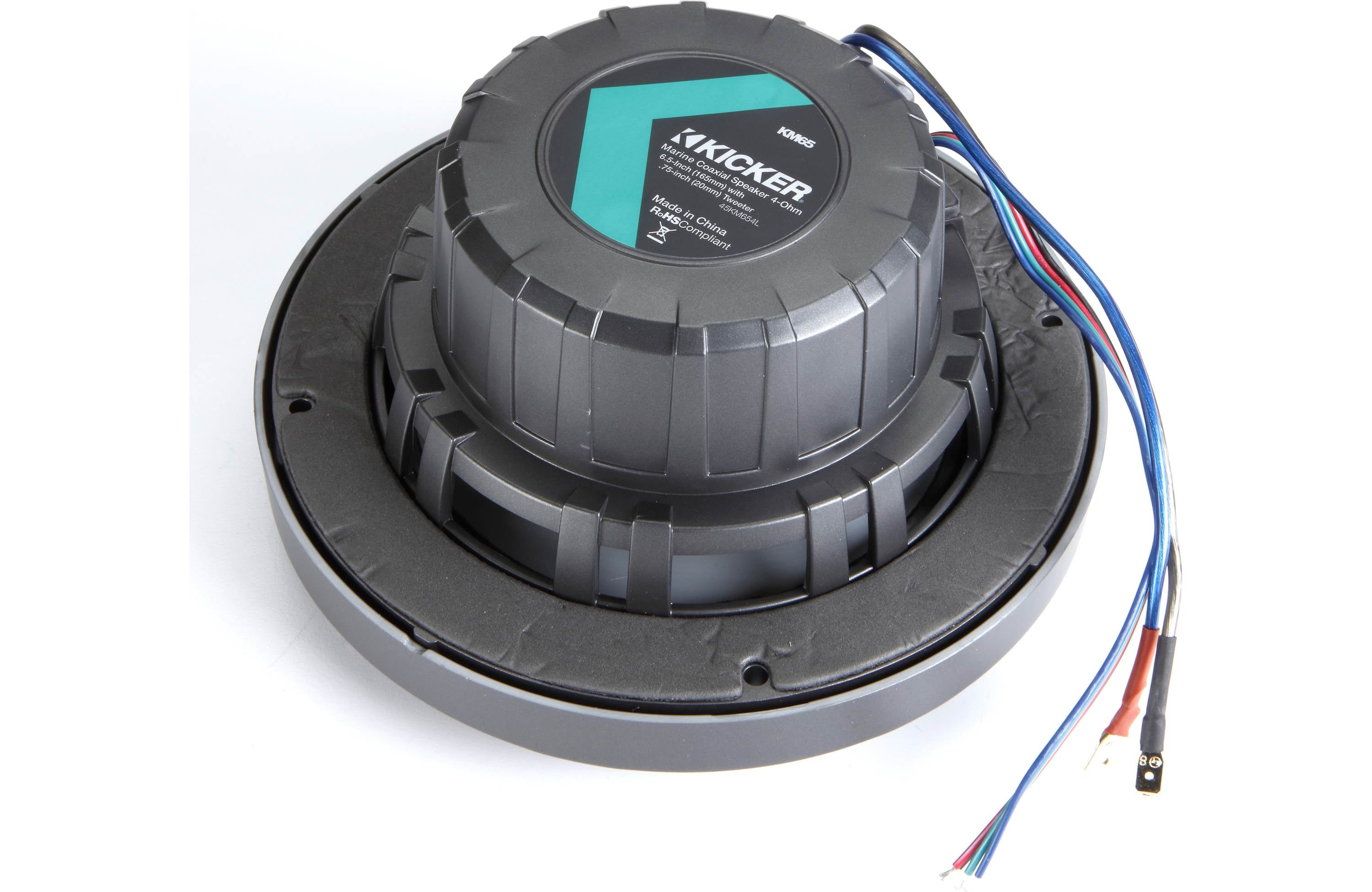 Kicker 45KMTC8W x1 Pair Speaker + 45KM654L x2 Pairs Speaker + 48KMA6006 Marine Amplifier + FREE 41KMLC LED Remote