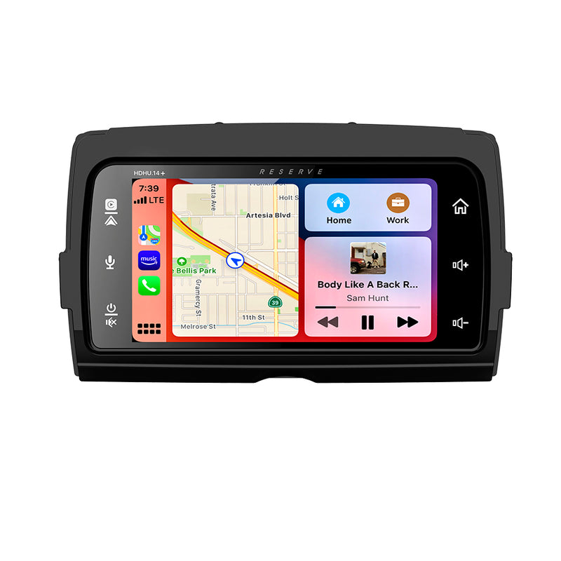 Soundstream Reserve HDHU14+ Motorcycle Head Unit w/ Apple CarPlay & Android Auto