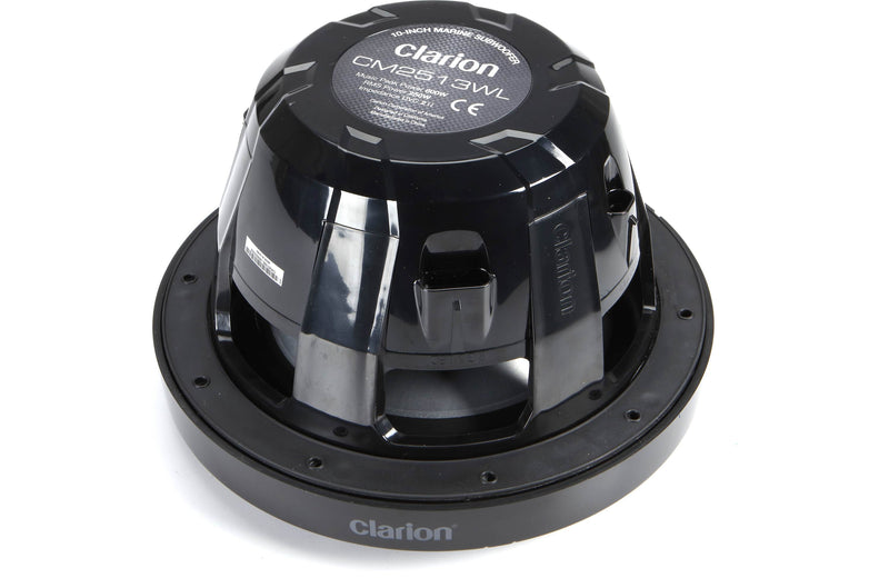 Clarion CM2513WL 10" Subwoofer w/ RGB LEDs and Dual 2 Ohm Voice Coils