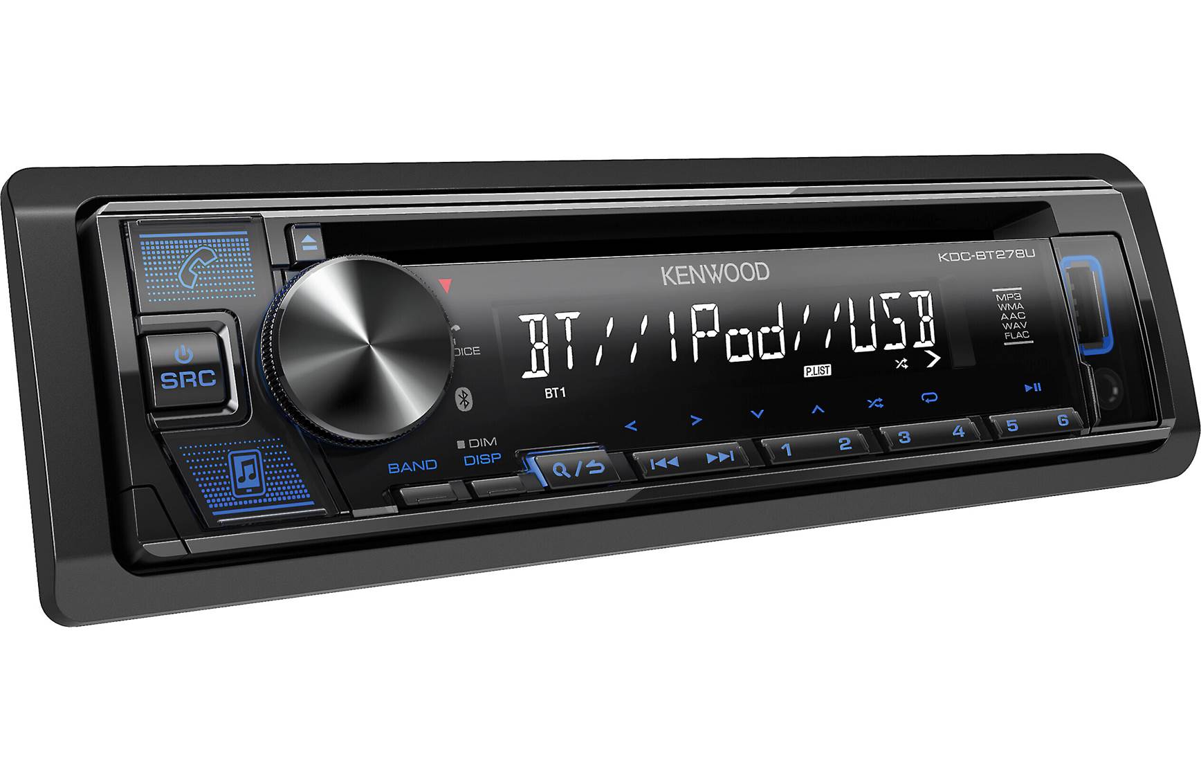 Kenwood KDC-BT278U CD 1-Din Digital Receiver
