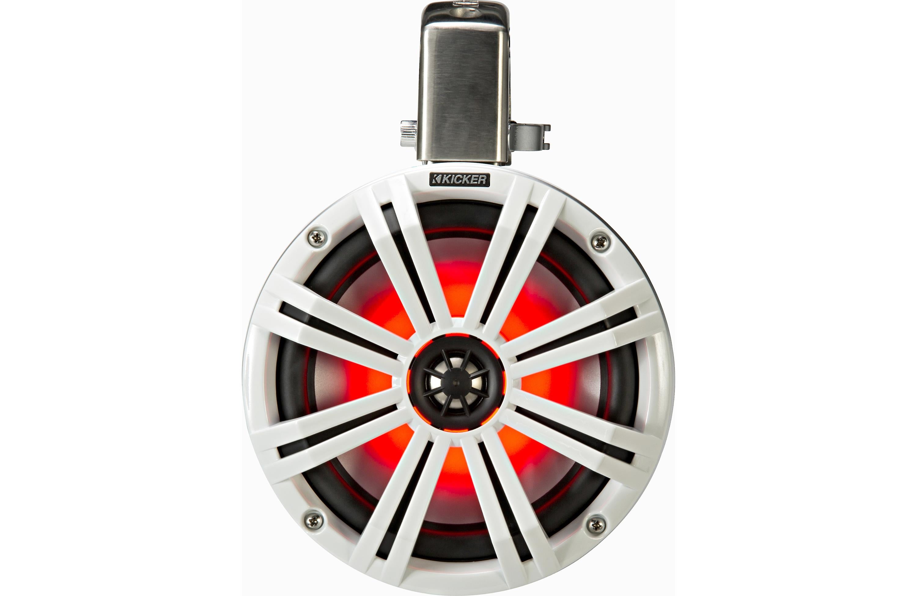 Kicker 45KMTC8W x1 Pair Speaker + 45KM654L x2 Pairs Speaker + 48KMA6006 Marine Amplifier + FREE 41KMLC LED Remote