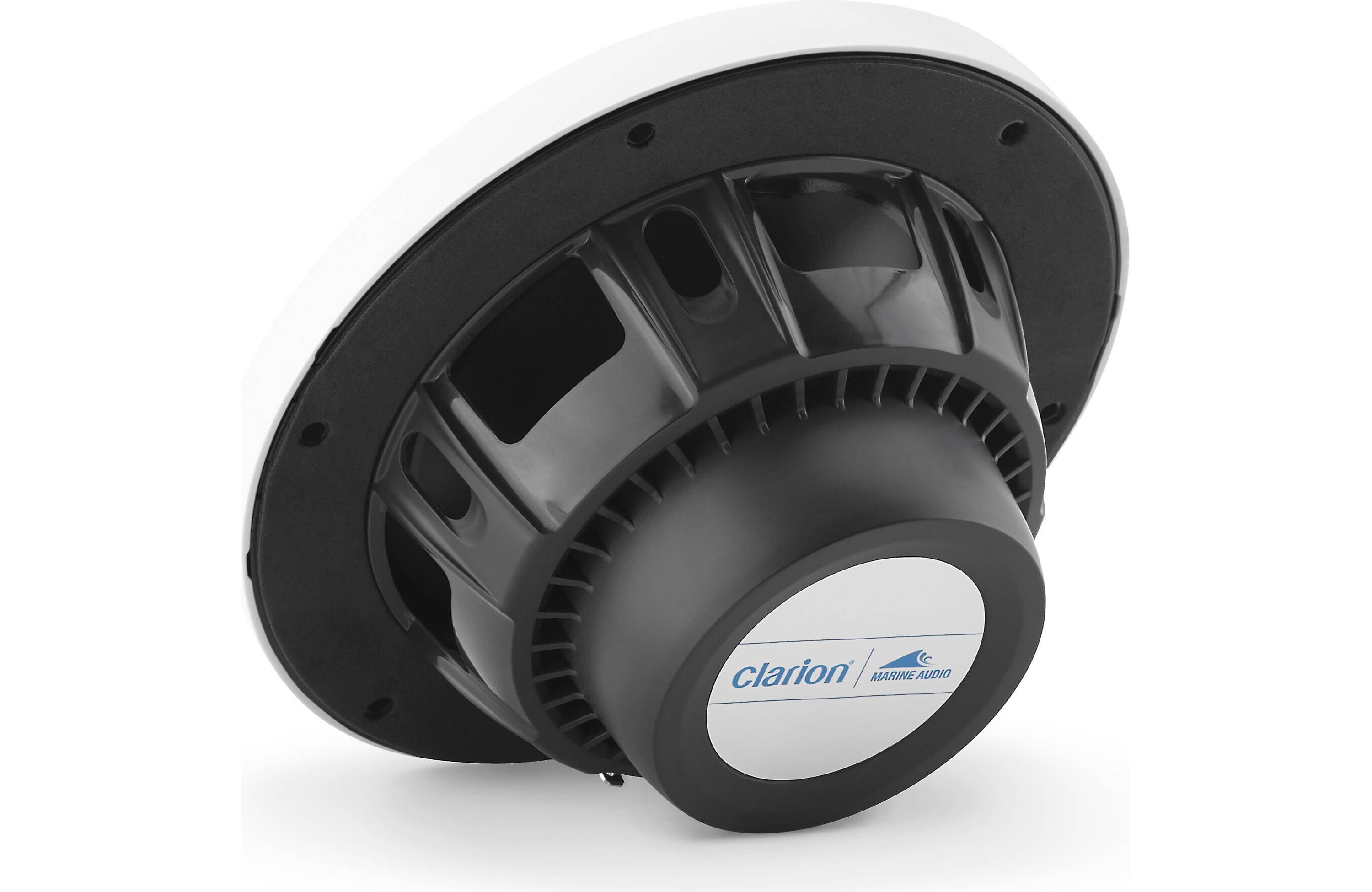 Clarion CMS-651-SWB x2 Pairs Speakers + M608 1-DIN Receiver Marine Bundle