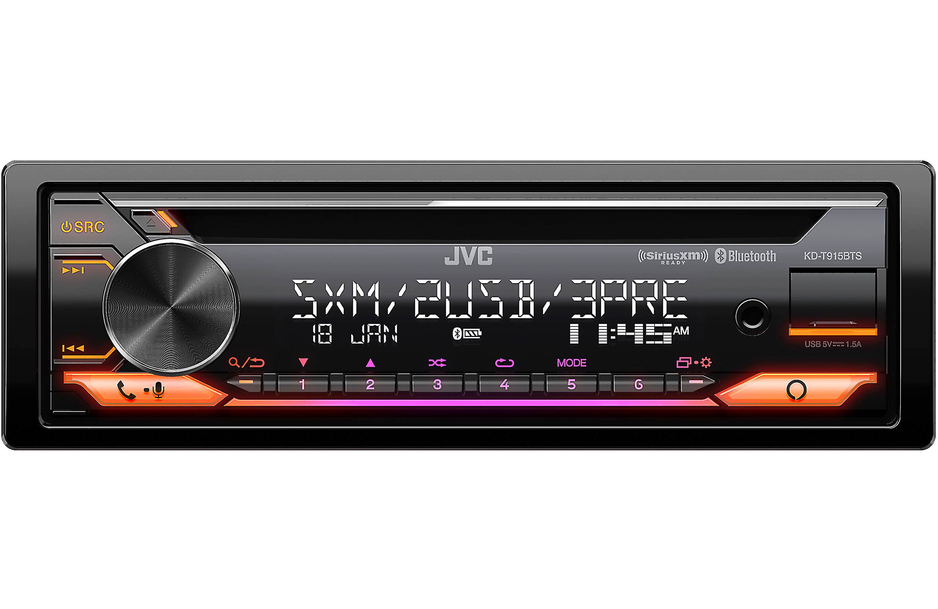 JVC KD-T915BTS 1-Din Multimedia CD Receiver