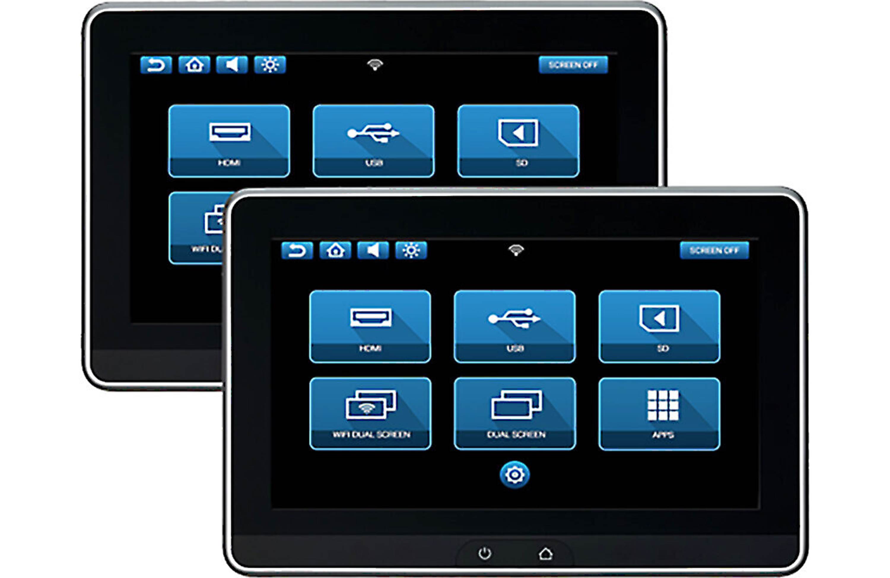 Advent AMAVXSB10UHD2 Rear-Seat Entertainment System w/ Two 10.1" Touchscreen Monitors