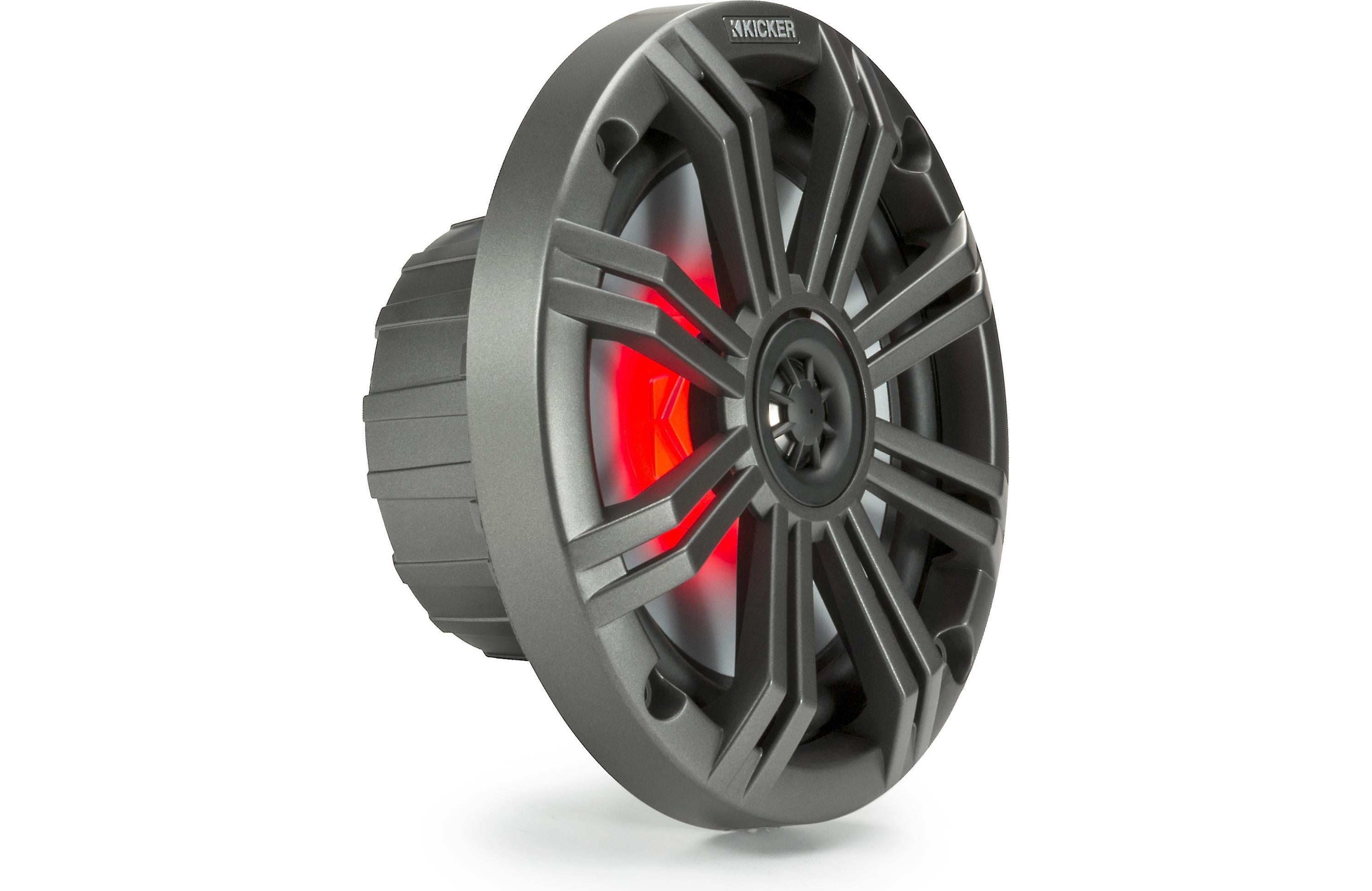 Kicker 45KM84L 8" Speakers + 48KMA1502 Amplifier + FREE 41KMLC Remote Marine Bundle