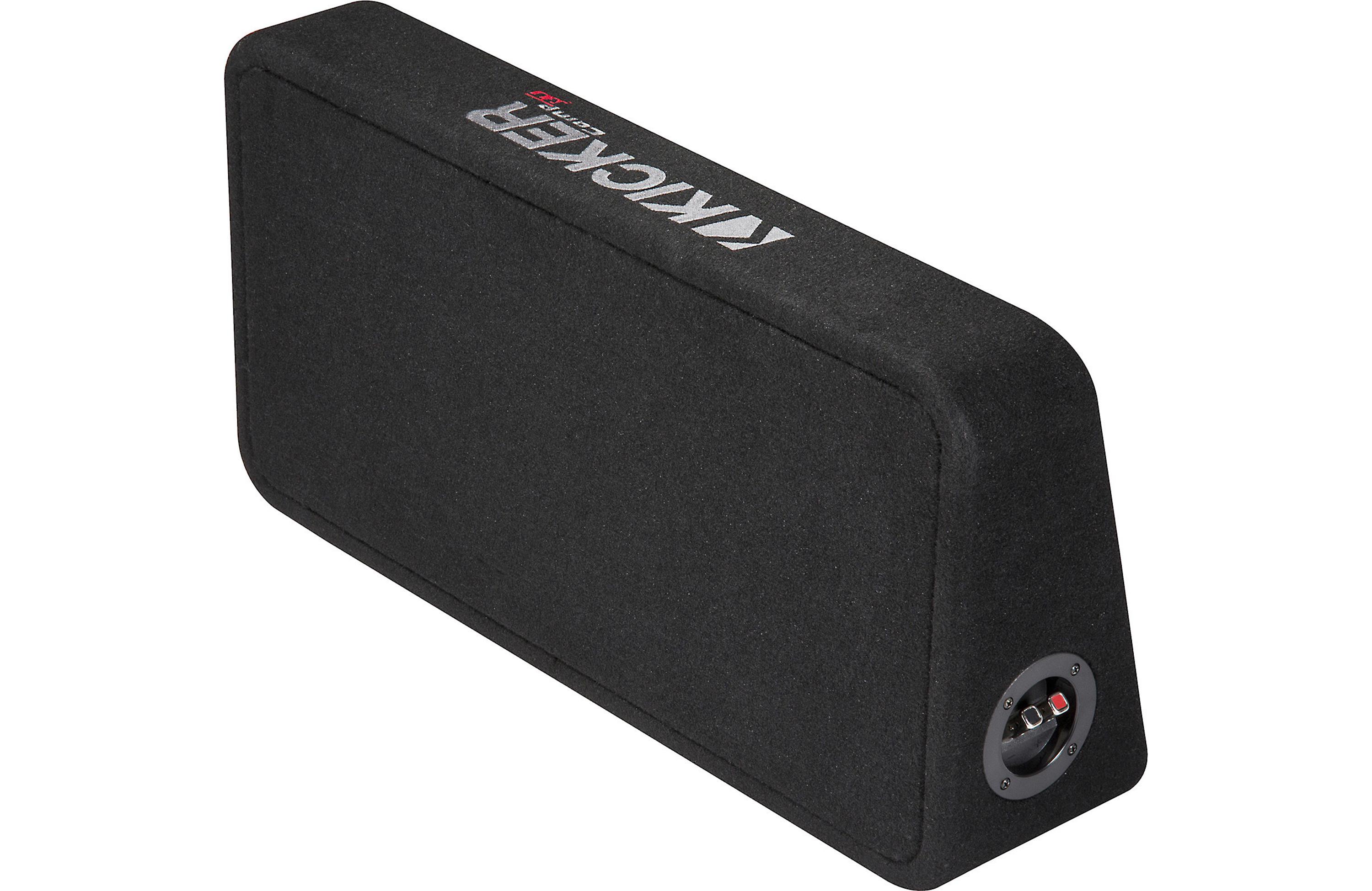 Kicker 43TCWRT102-3 Enclosed 10" 2-ohm Subwoofer and Passive Radiator (Factory Renewed)