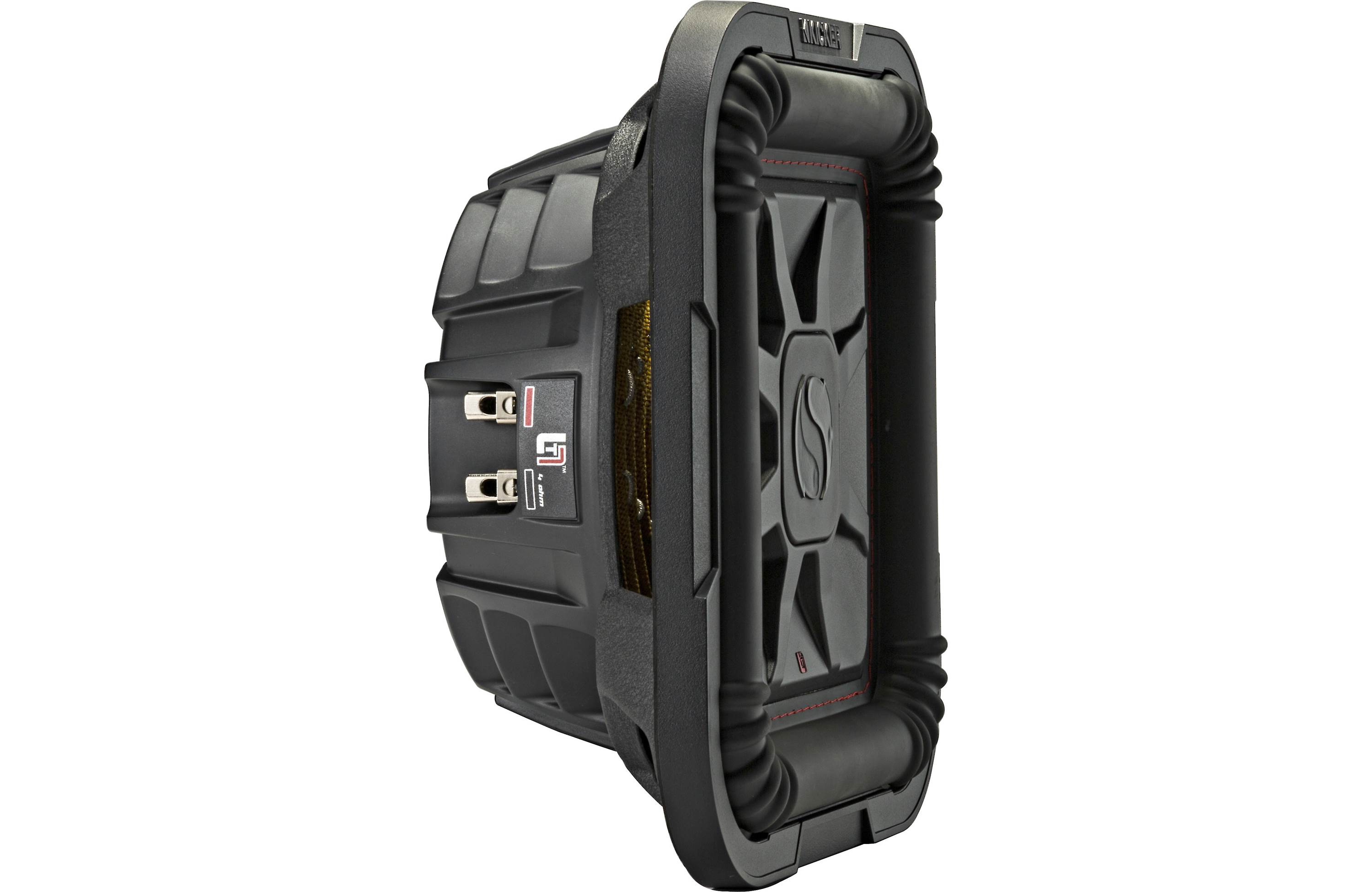 Kicker 46L7T102 10" Square Dual 2-Ohm Voice Coil Subwoofer