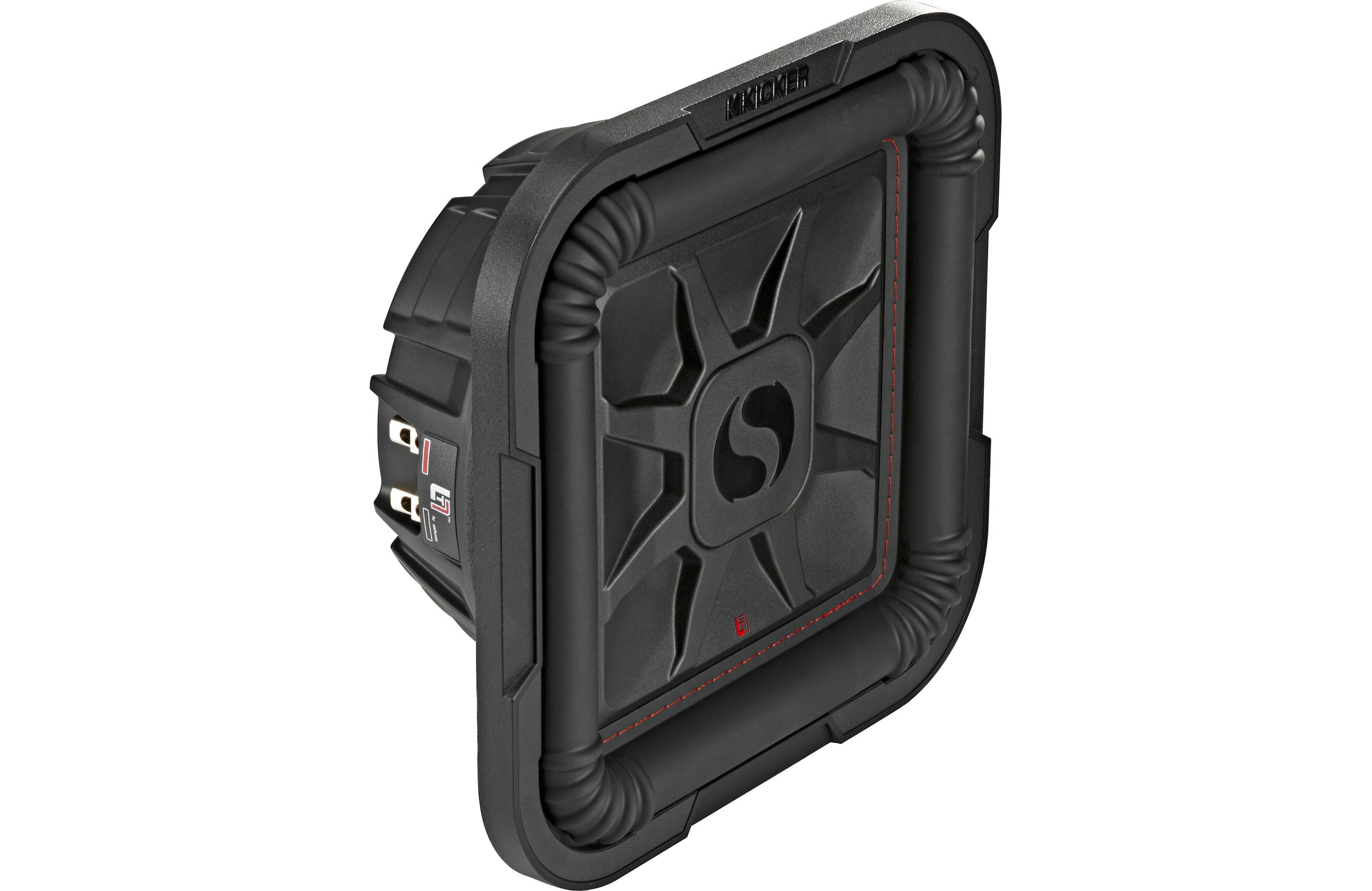 Kicker 46L7T102 10" Square Dual 2-Ohm Voice Coil Subwoofer