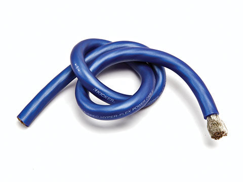 Kicker 46PWB4100 4AWG Power Wire, 100 ft Speaker Cable, Blue