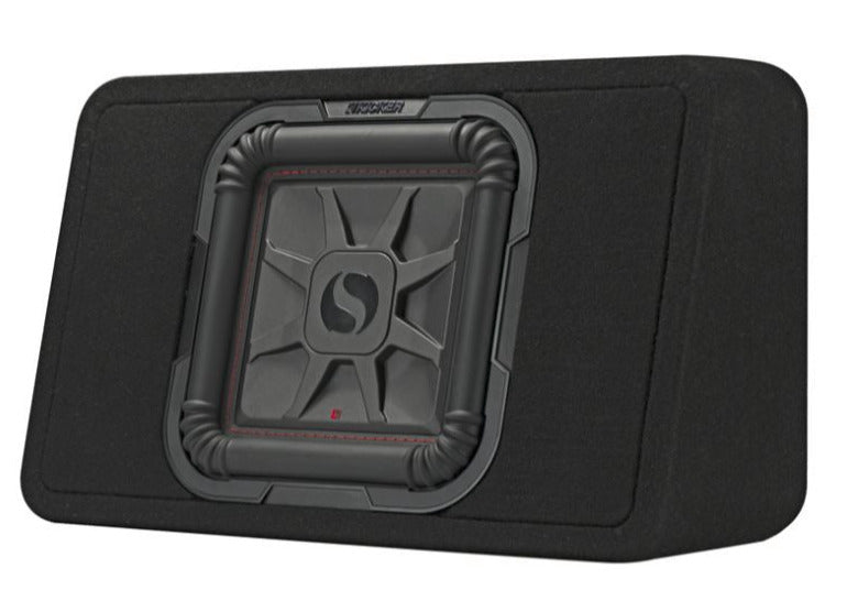 Kicker 46TL7T104-3 Shallow Mount 10" 4-ohm Dual Voice Coil Component Subwoofer (Factory Renewed)