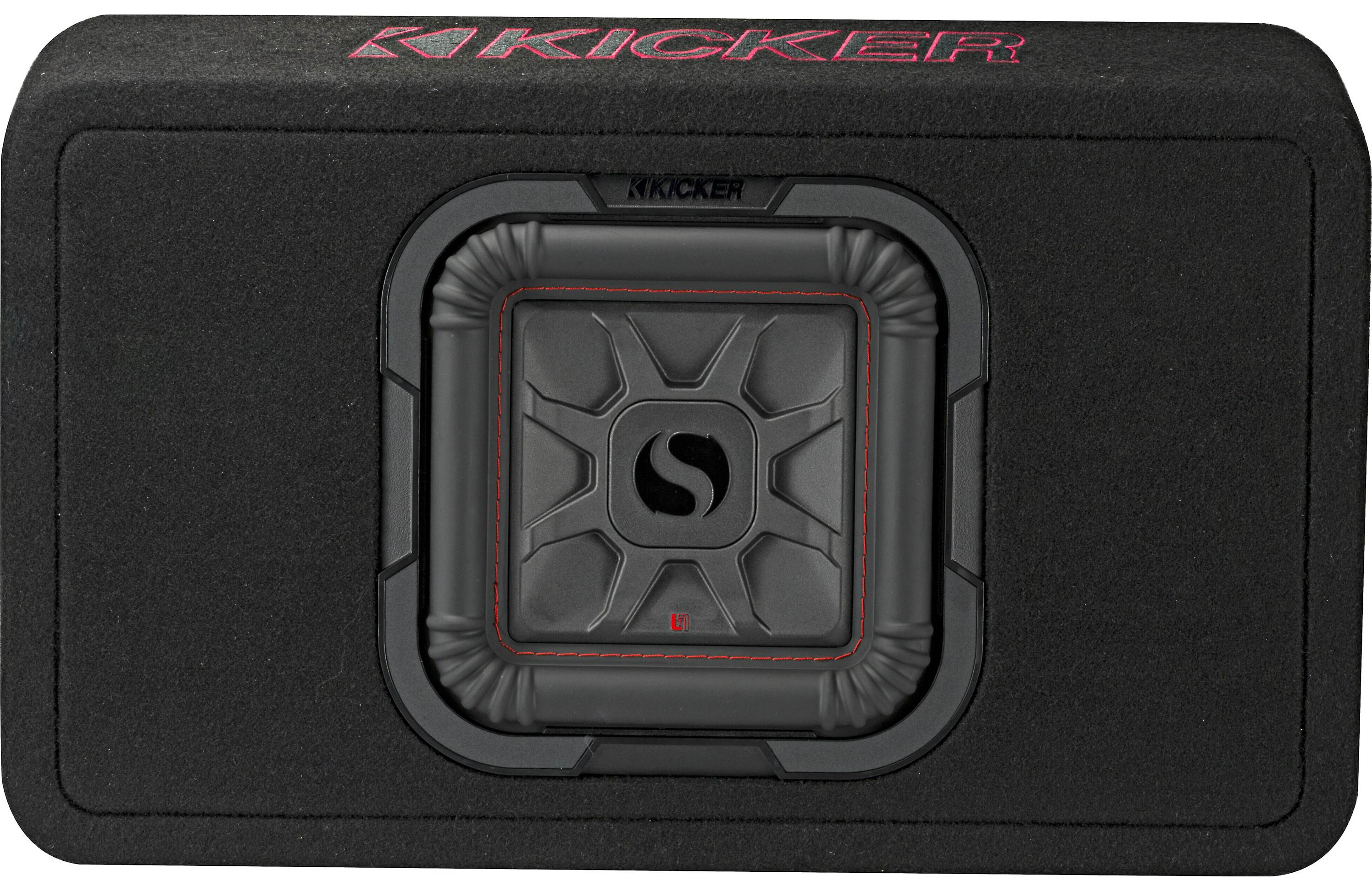 Kicker 46TL7T82-3 Sealed 4-ohm Square 8" Shallow-Mount Subwoofer (Factory Renewed)
