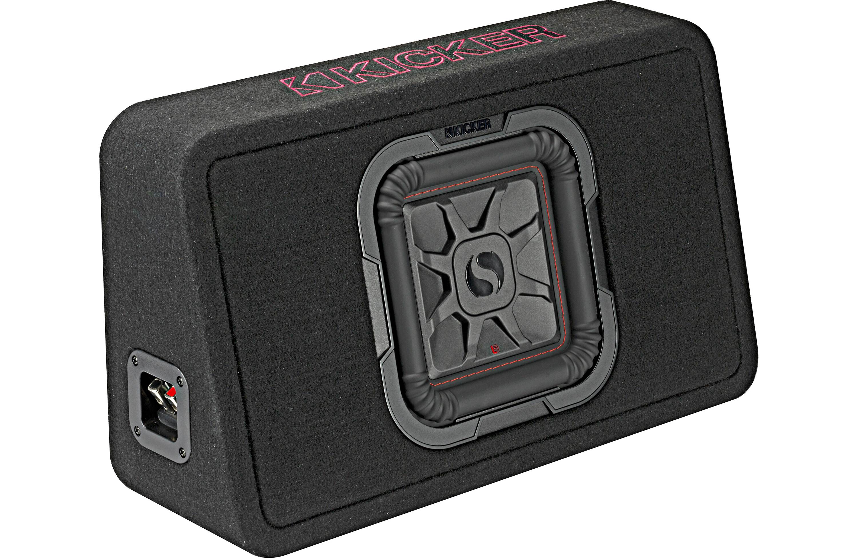 Kicker 46TL7T82-3 Sealed 4-ohm Square 8" Shallow-Mount Subwoofer (Factory Renewed)