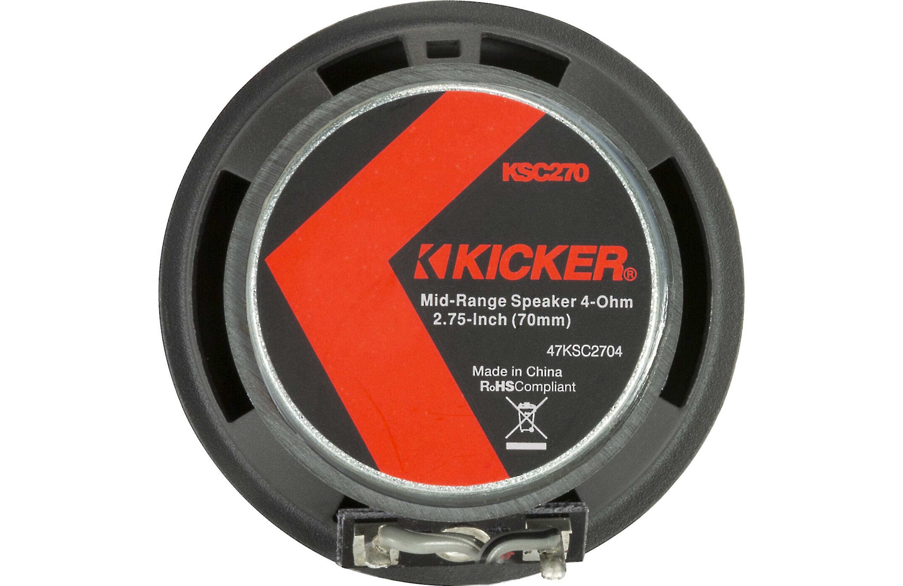 Kicker 47KSC2704 2 3/4" Midrange Car Speaker Pair