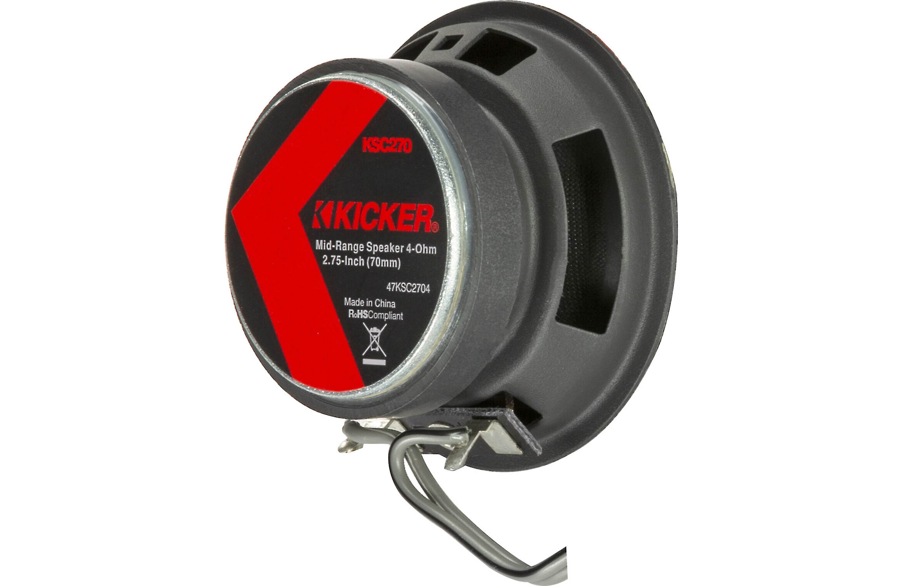 Kicker 47KSC2704 2 3/4" Midrange Car Speaker Pair