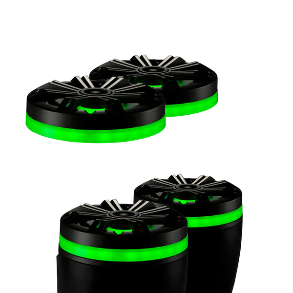 Kicker 47KLSR65 KLSR 6-1/2" LED Lighted Speaker Rings (Pair)