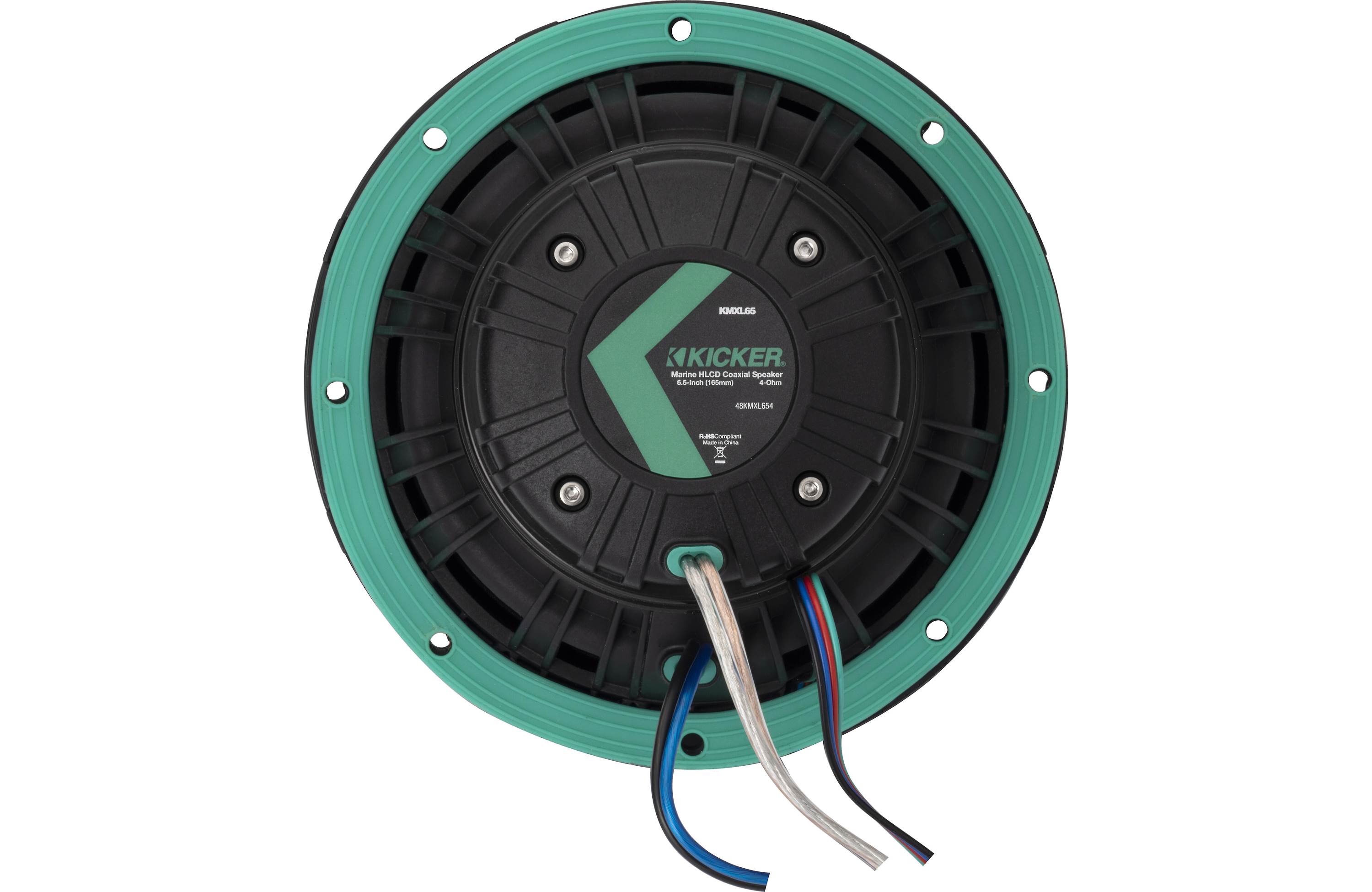 Kicker 48KMXL654 6.5" Marine Speaker w/ Grilles