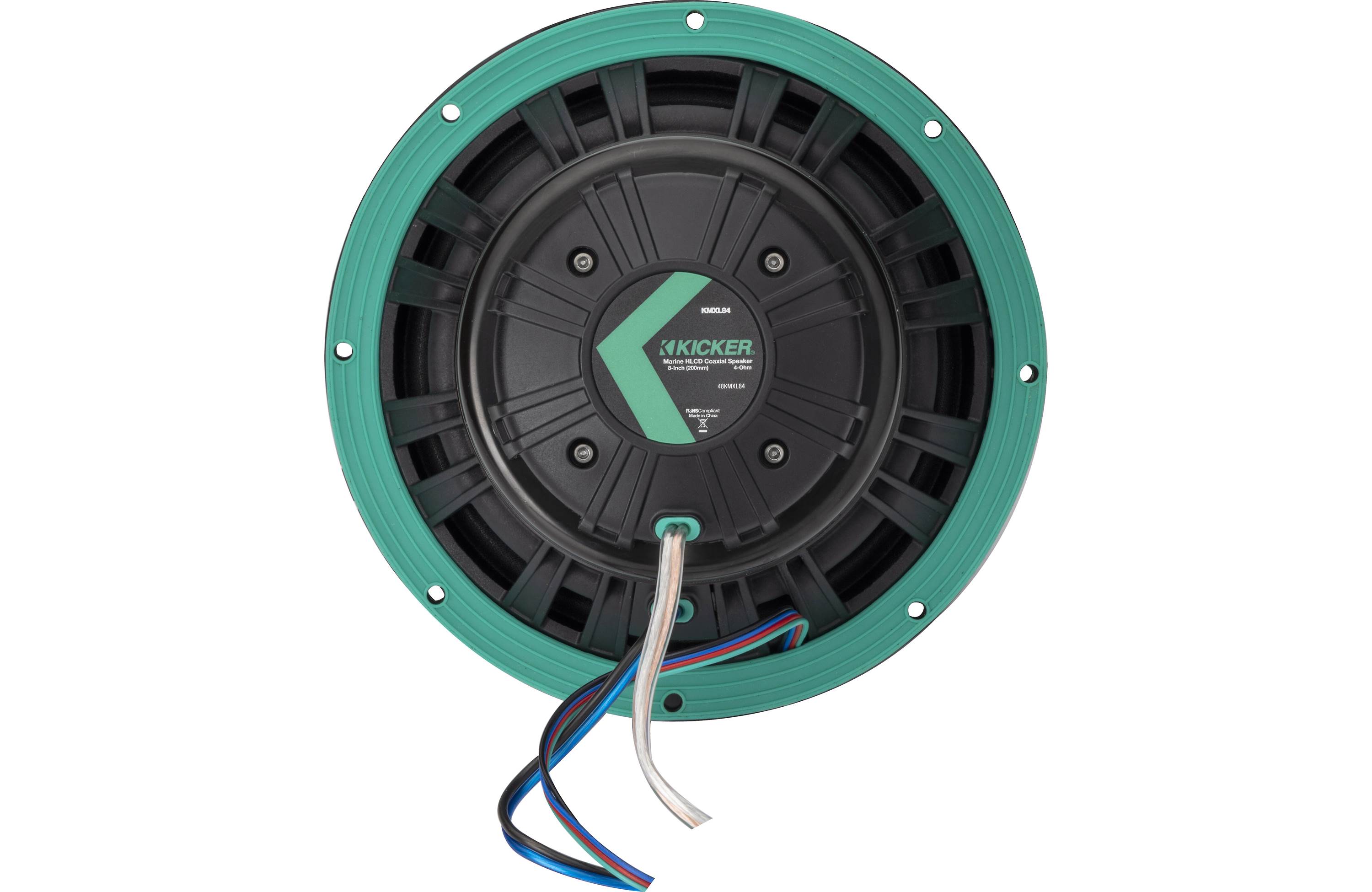 Kicker 48KMXL84 8" Marine Speakers w/ Grilles