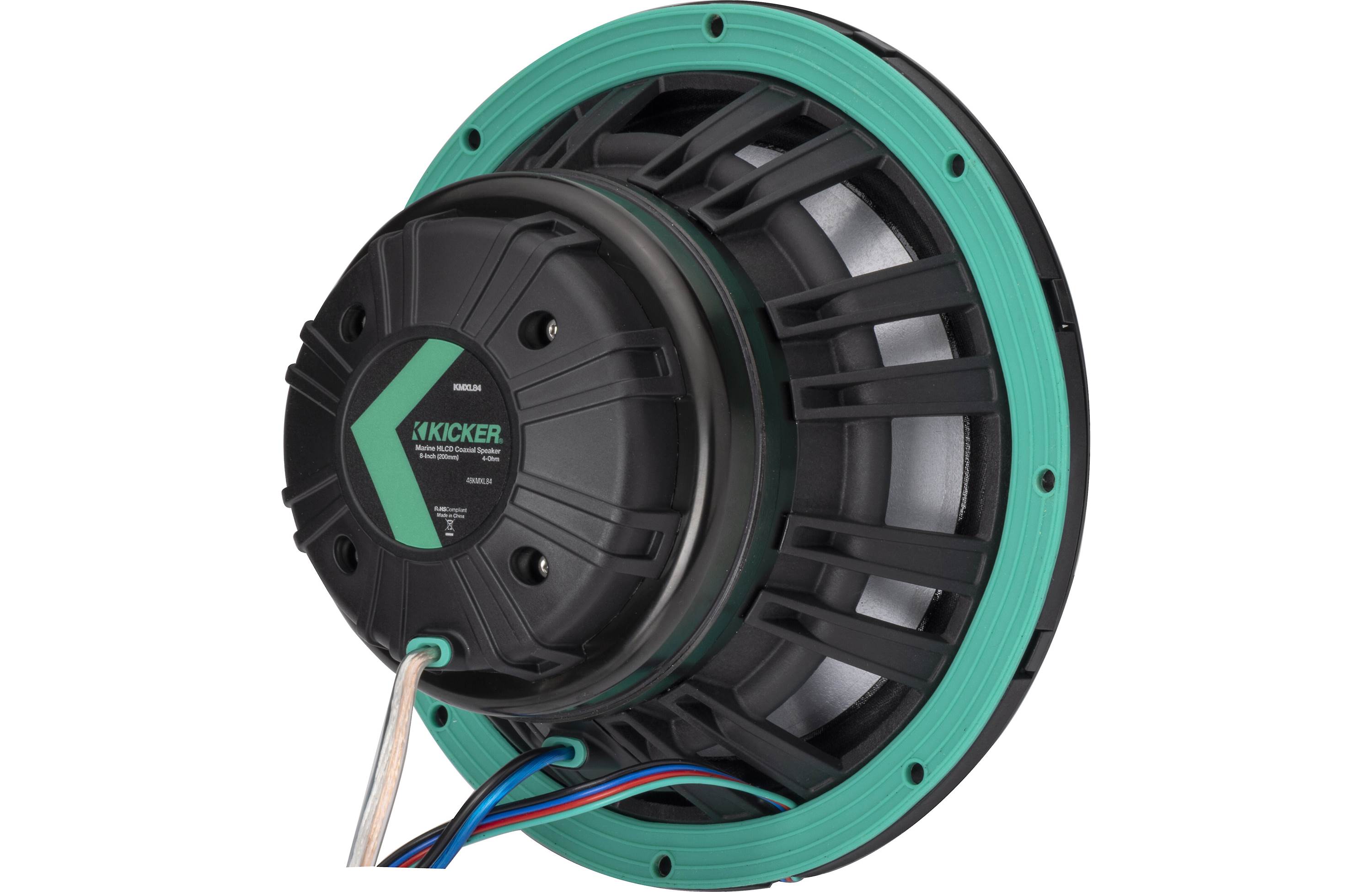 Kicker 48KMXL84 8" Marine Speakers w/ Grilles