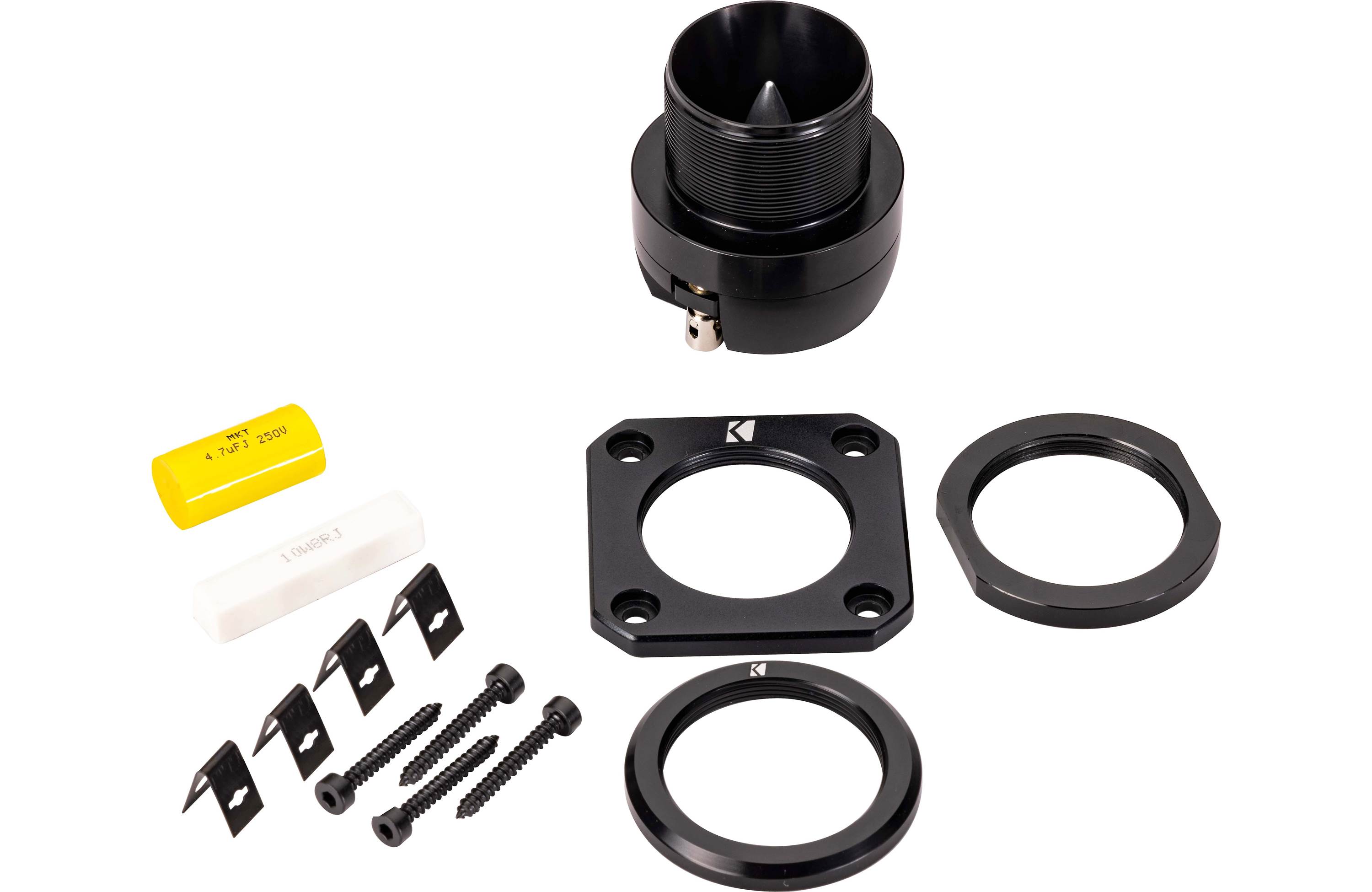 Kicker 49ST3TW 1" Aluminum Dome Bullet Tweeter, Single