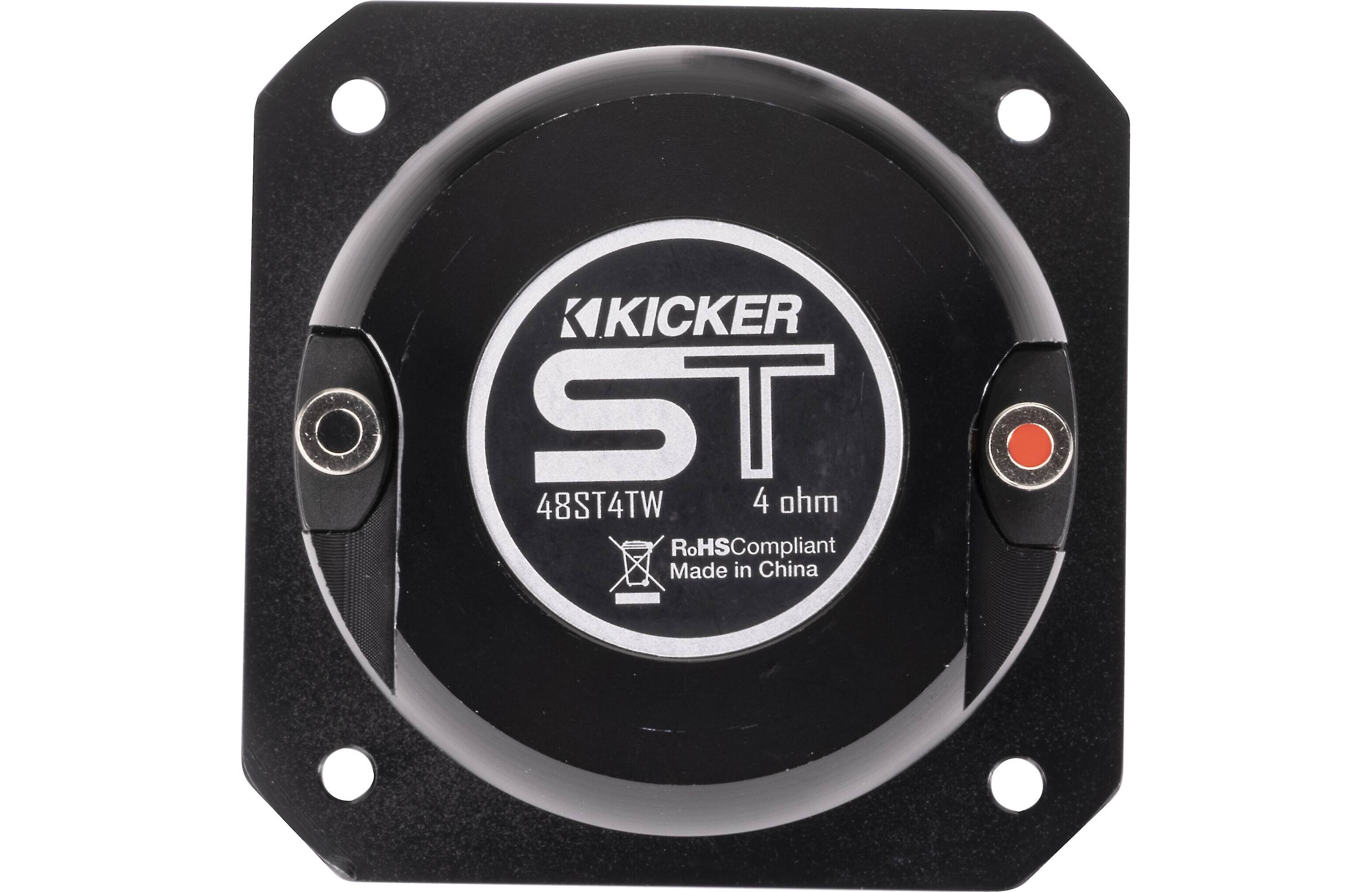 Kicker 49ST4TW 1.5" Aluminum Dome Bullet Tweeter, Single