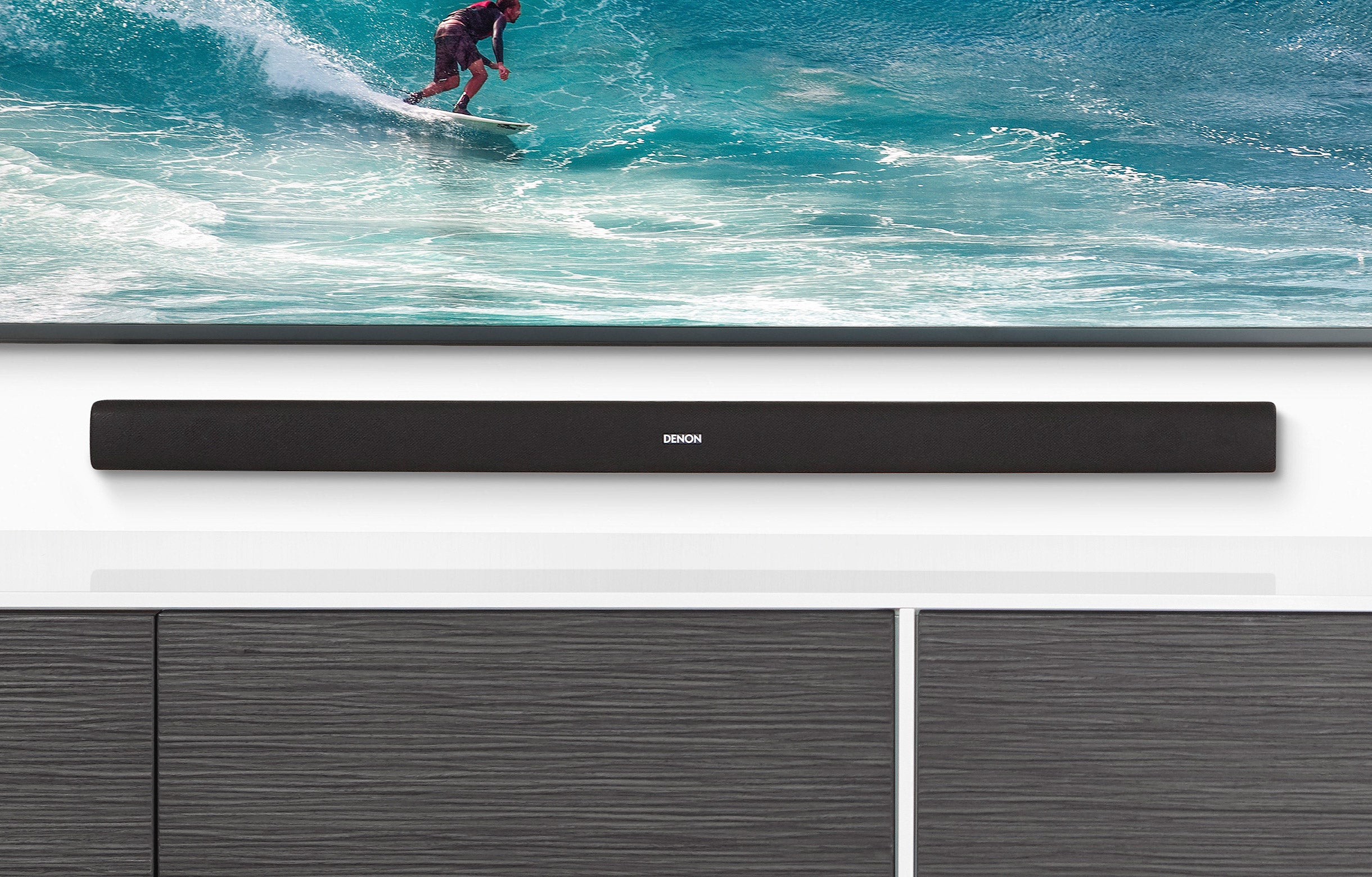 Denon DHT-S316 Slim Home Theater Sound Bar with Wireless Subwoofer