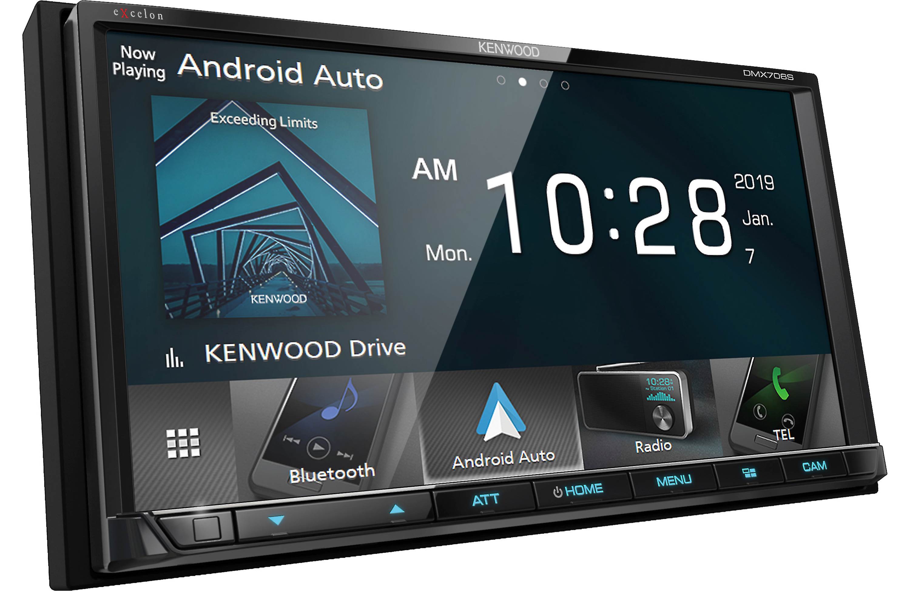Kenwood DMX706S Multimedia Receiver and CMOS-130 Rear View Camera - Freemans Car Stereo