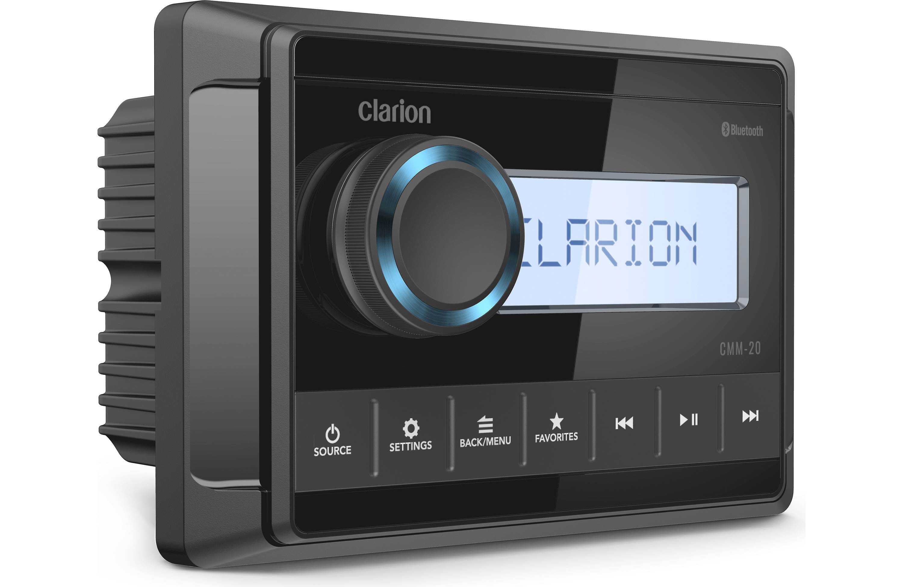 Clarion CMM-20 Marine Digital Media Receiver w/ High-Contrast Display