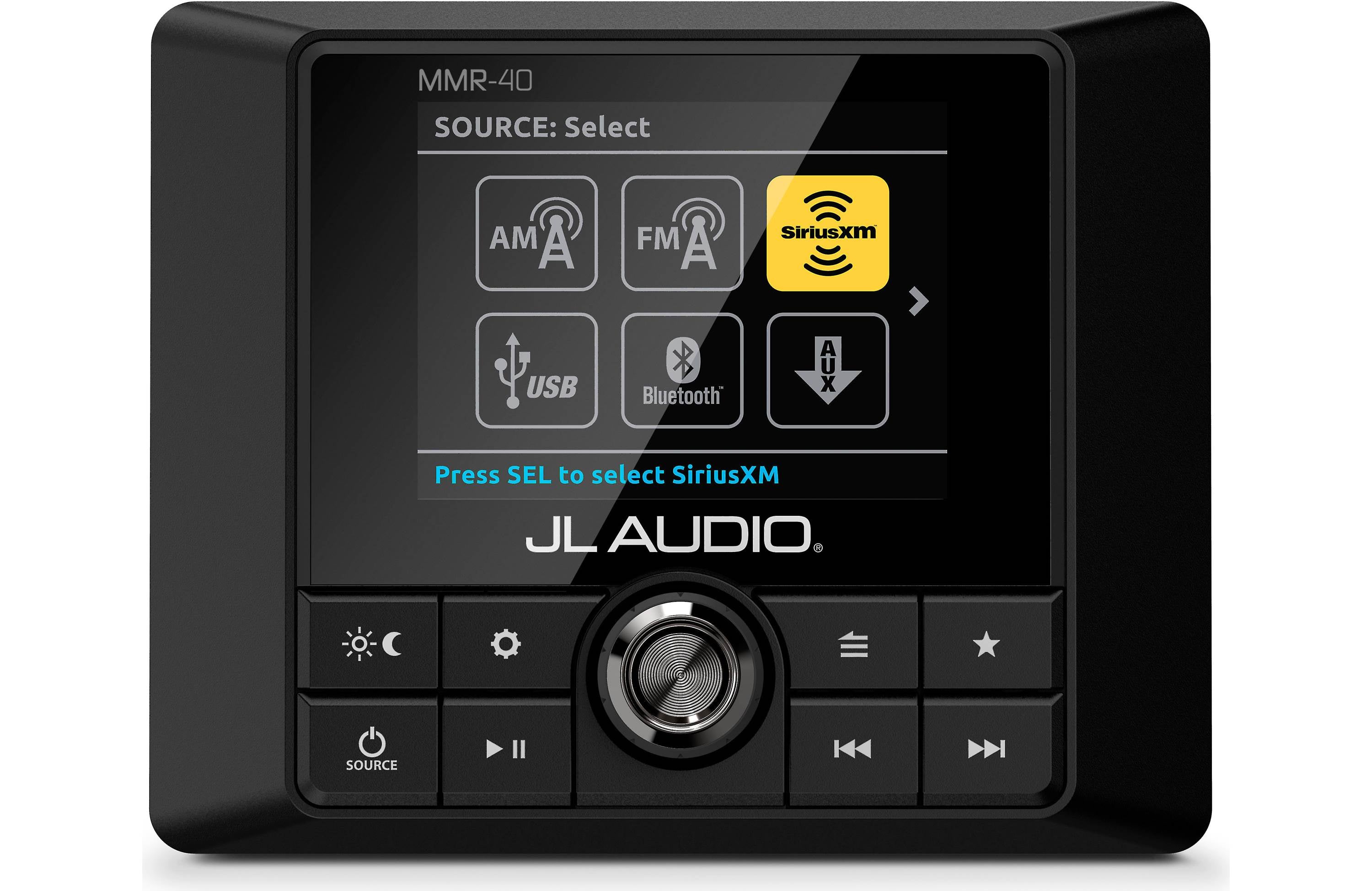 JL Audio MMR-40 Wired Full-Function NMEA 2000 Network Controller with Full-Color LCD Display for use with MediaMaster