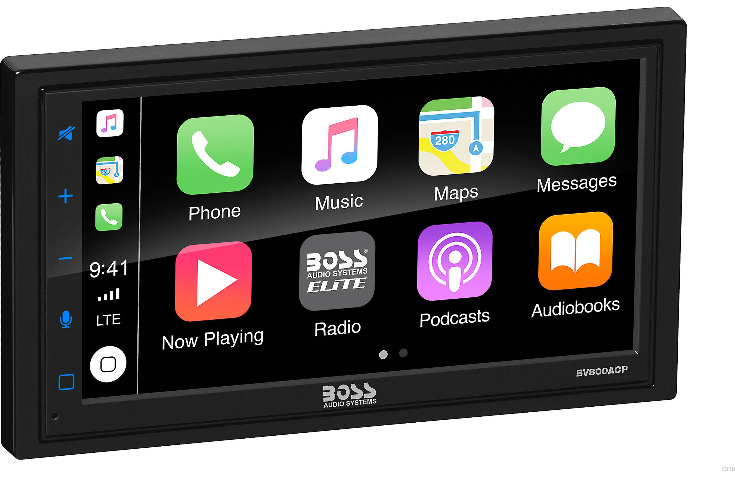 Boss Audio BV850ACP 2-DIN Head Unit Wired Apple CarPlay and Android Auto