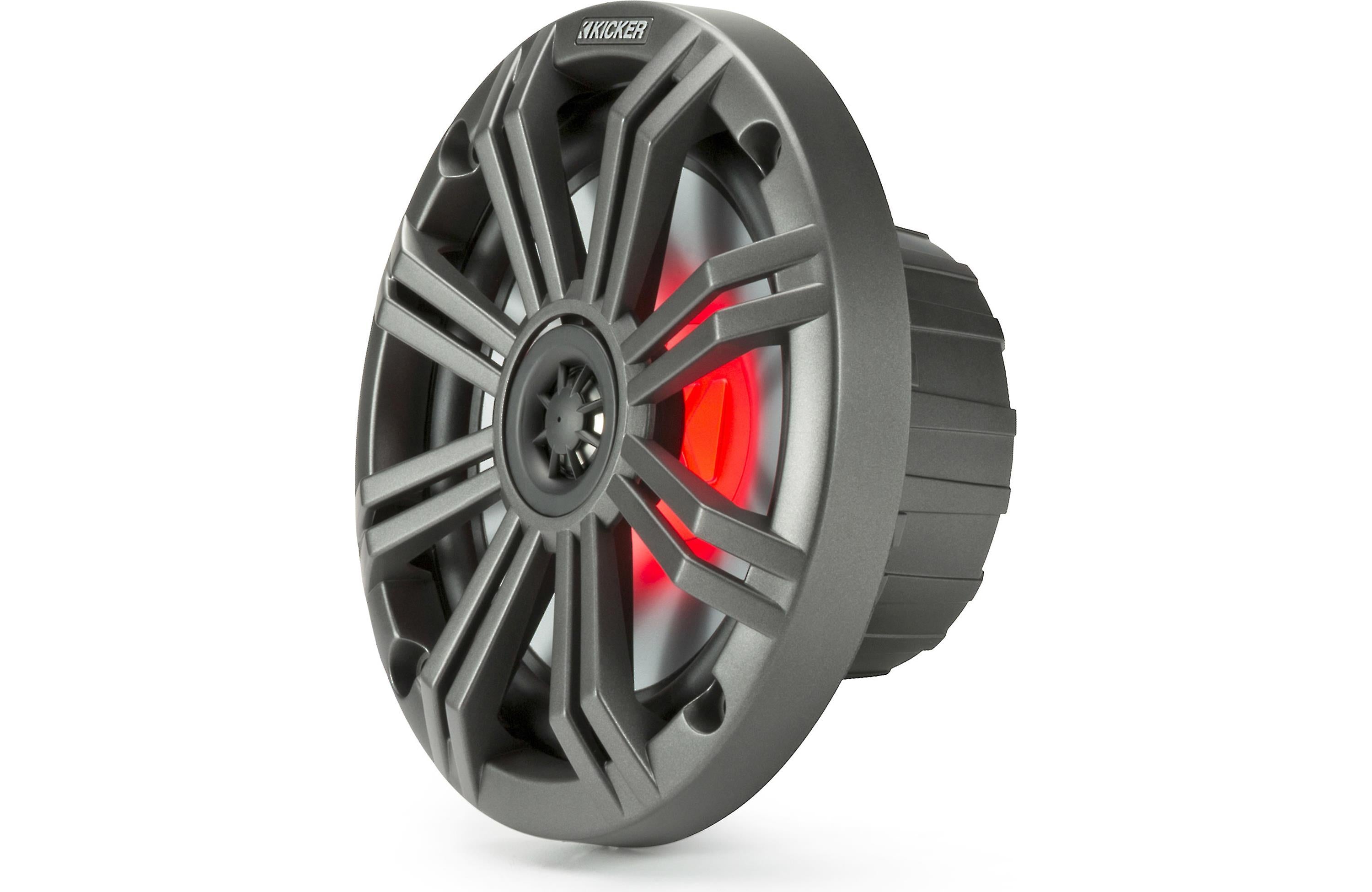 Kicker 45KM84L 8" Speakers + 48KMA1502 Amplifier + FREE 41KMLC Remote Marine Bundle