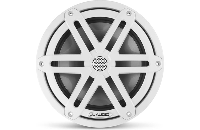 JL Audio M3-770X-S-GW 7.7" 4 Ω Gloss White Marine Speakers Sports Grills