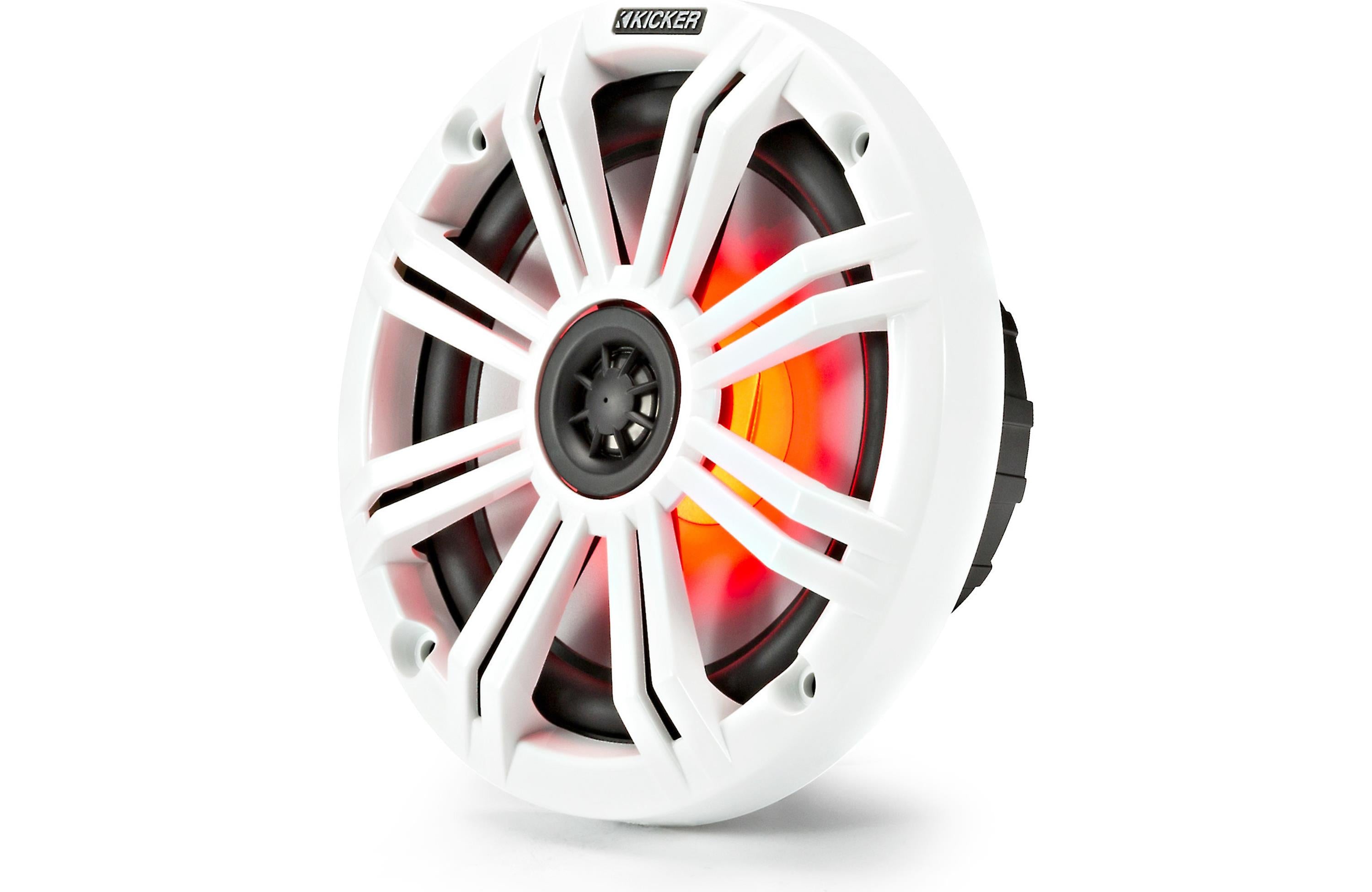 Kicker 45KM84L 8" Speakers + 48KMA1502 Amplifier + FREE 41KMLC Remote Marine Bundle