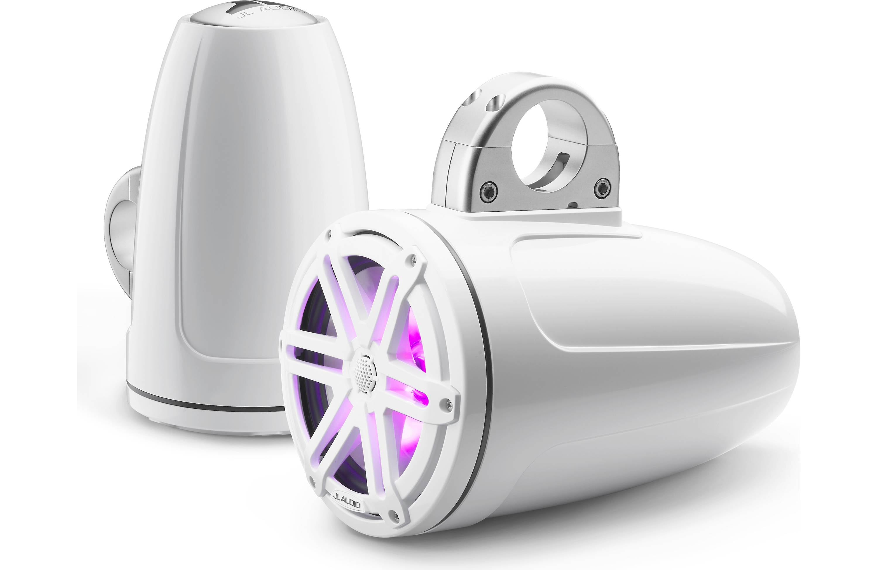 JL Audio M3-770ETXv3-Gw-S-Gw-i M3 Series 7.7" wakeboard tower speakers with LED lights