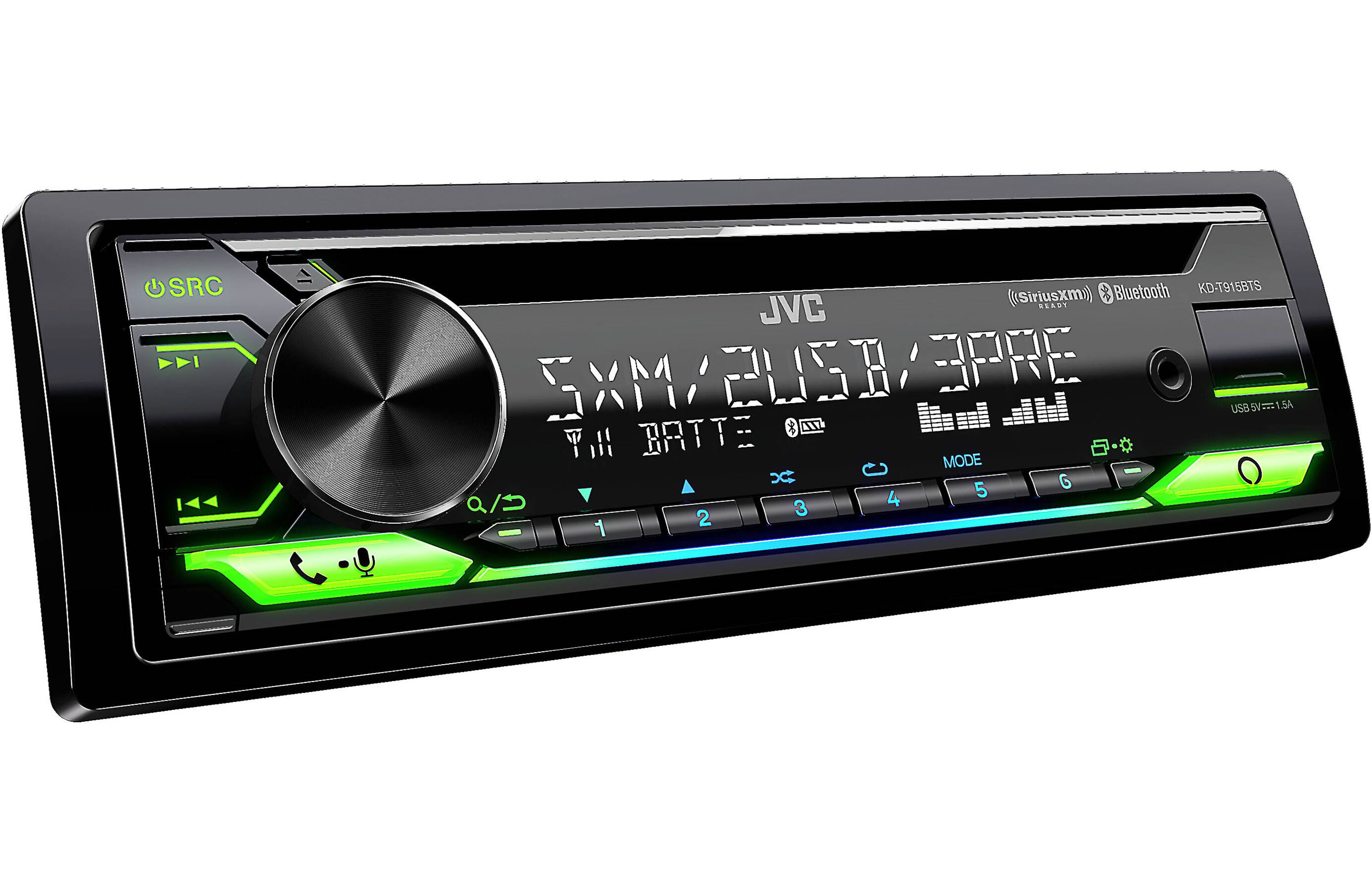 JVC KD-T915BTS 1-Din Multimedia CD Receiver